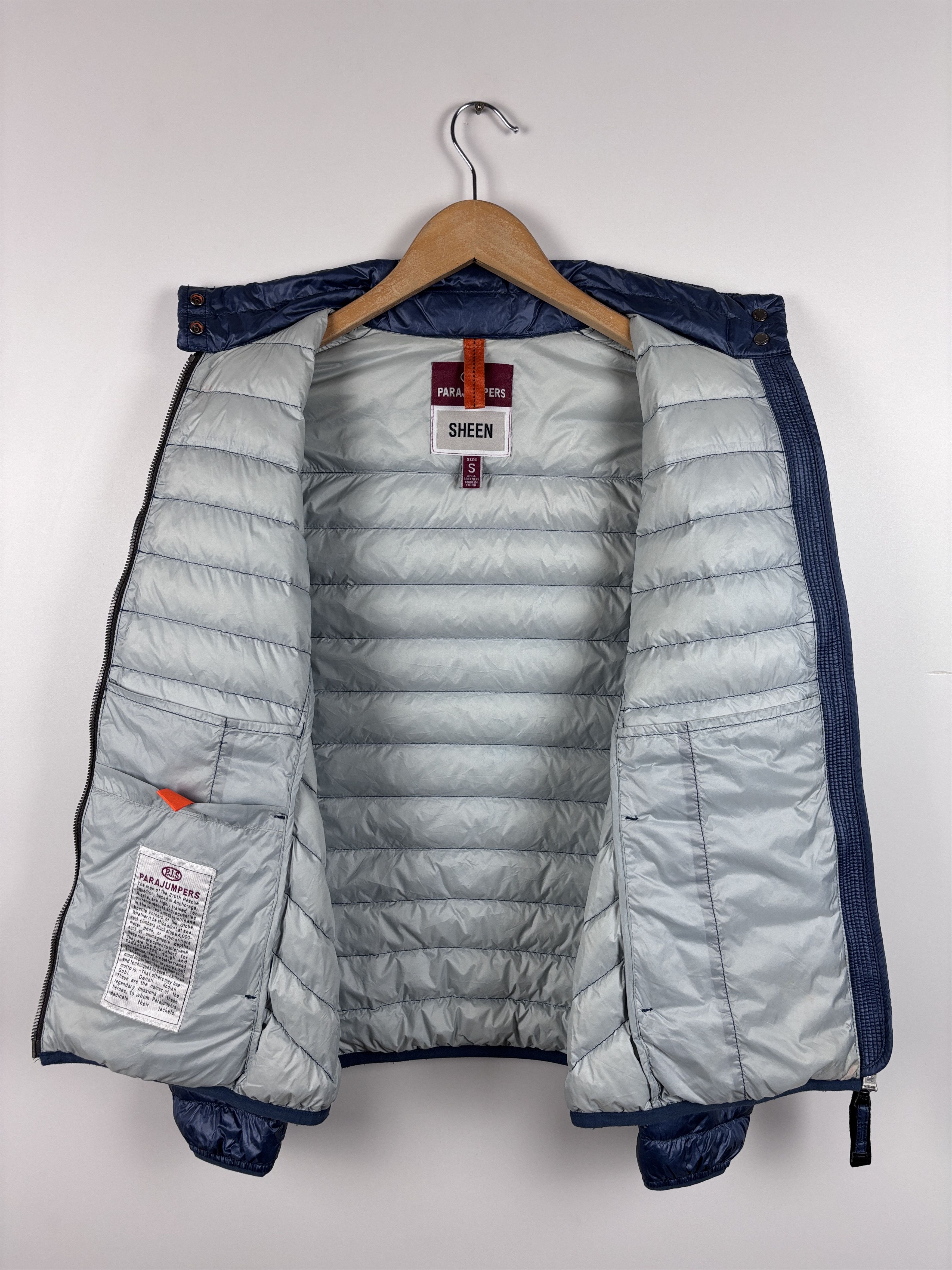 Parajumpers Womens Parajumpers Sheen Down Quilted Jacket Blue Size S Size S / US 4 / IT 40 - 10 Thumbnail