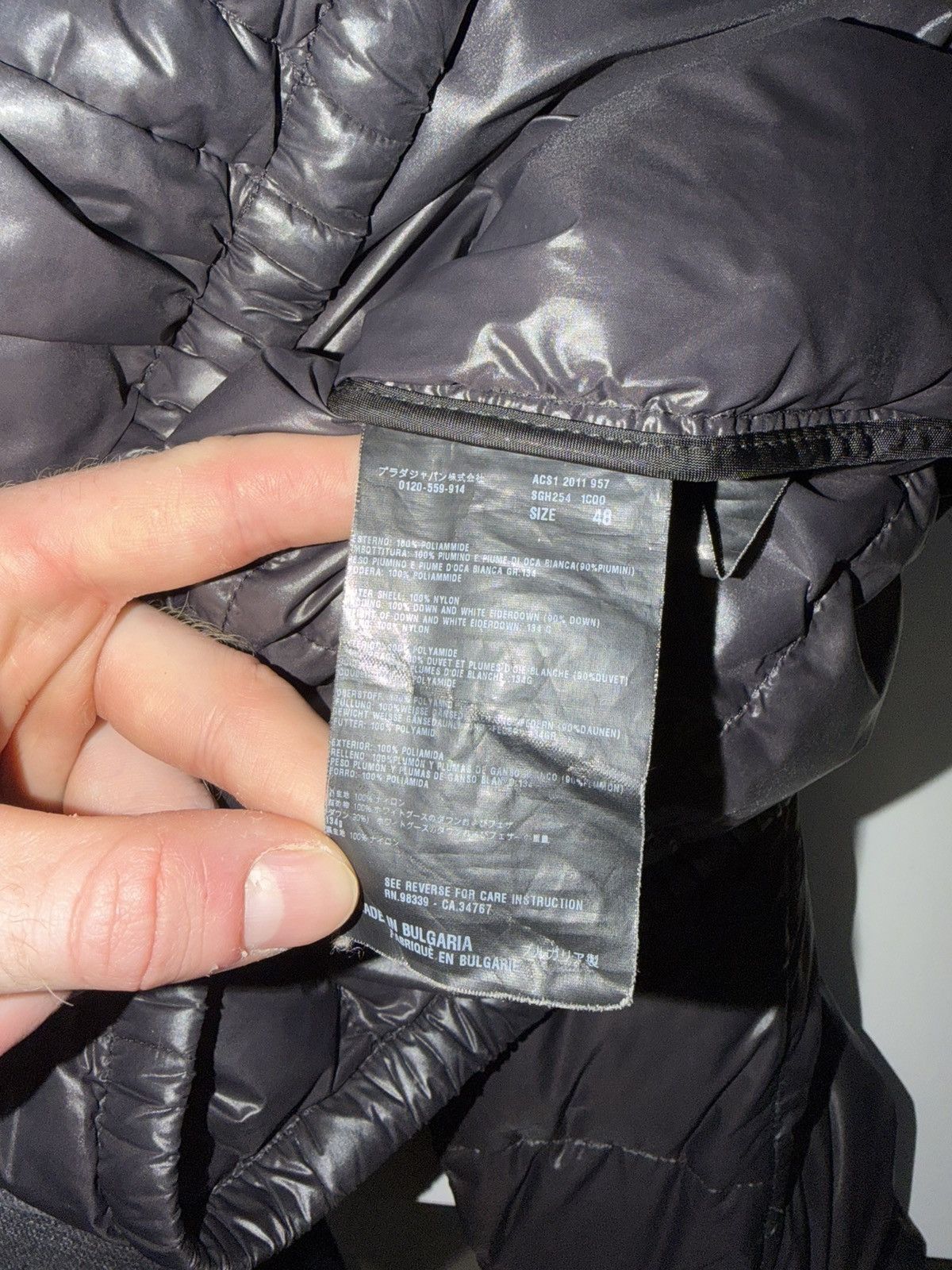 Prada Prada Square Stitch Puffer Jacket (M) Size US M / EU 48-50 / 2 - 7 Thumbnail