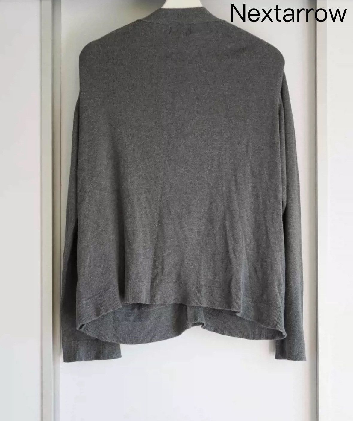 Yohji Yamamoto Yohji Yamamoto 00aw White Button Grey Wool Cardigan Sweater Size US L / EU 52-54 / 3 - 2 Thumbnail