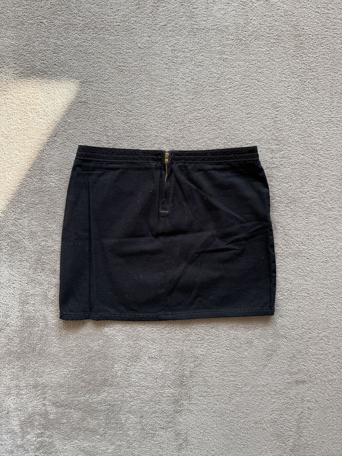 Roberto Cavalli Y2K Cavalli Mini Skirt Jean Denim Hysteric Glamour vibe Size 28" / US 6 / IT 42 - 3 Thumbnail