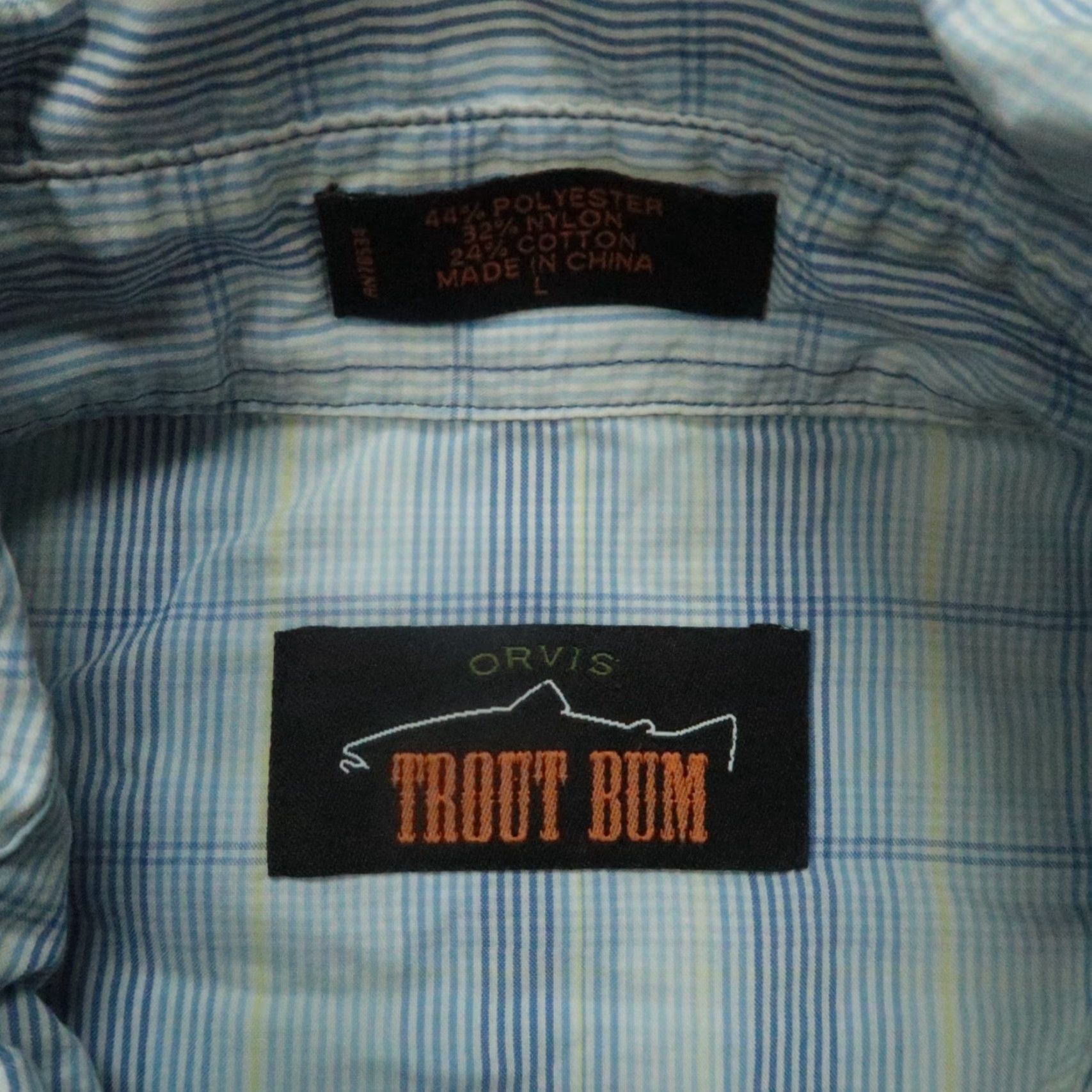 Orvis Orvis Shirt Men Large Blue Trout Bum Pearl Snap Short Sleeve Fishing Outdoors Button-Up Casual Workwear Travel Size US L / EU 52-54 / 3 - 3 Thumbnail