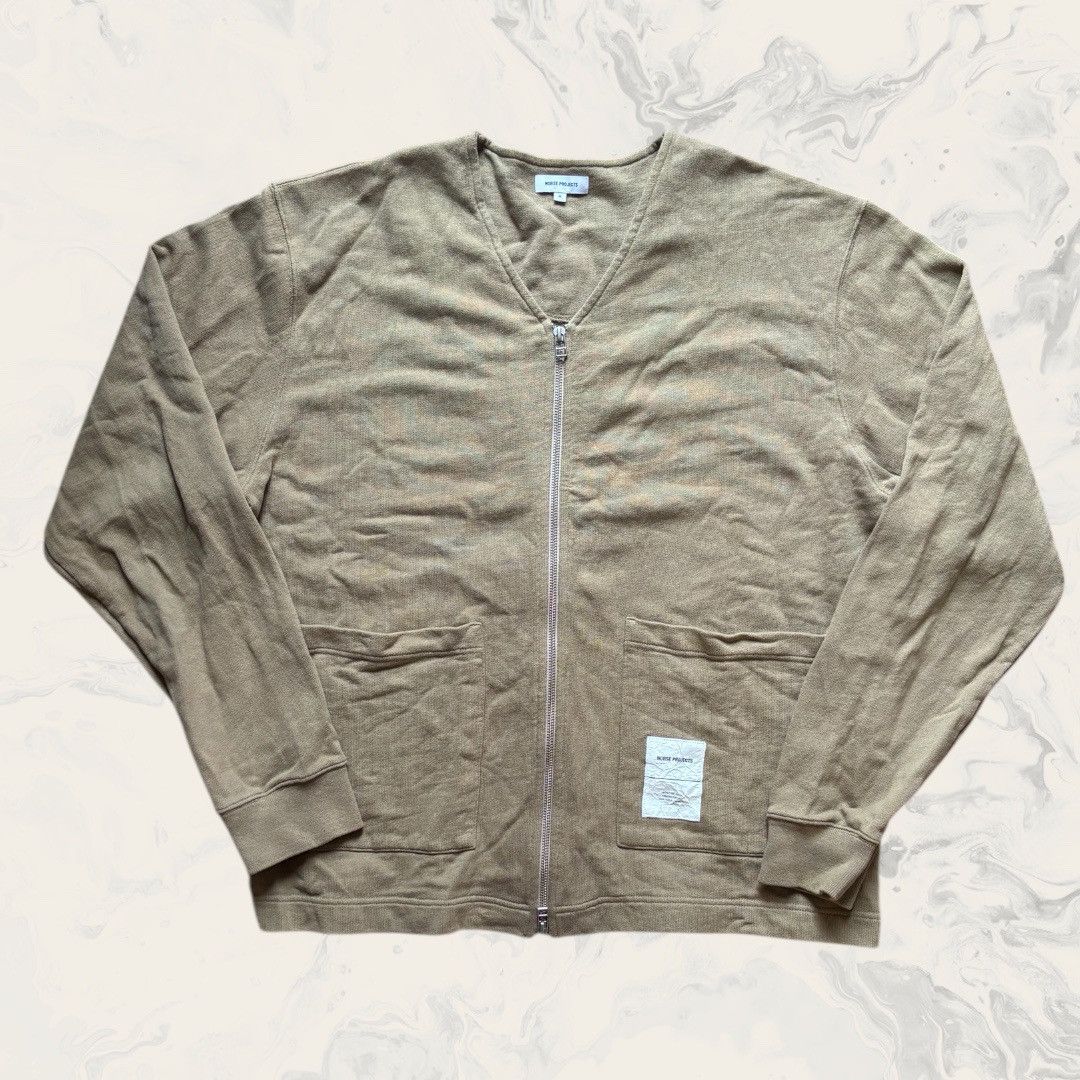 Norse Projects Norse Projects Fraser Tab Series Sweat Jacket Cardigan XL Size US XL / EU 56 / 4 - 1 Thumbnail