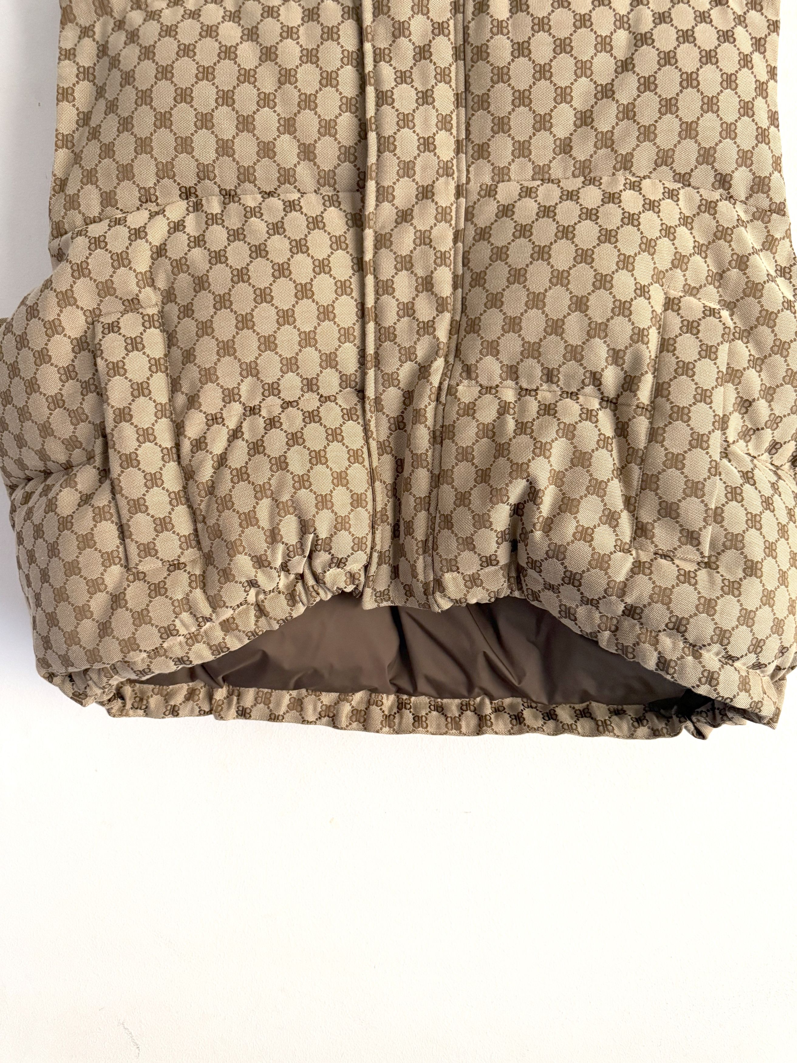 Balenciaga × Gucci Padded Vest Monogram Hood Size US M / EU 48-50 / 2 - 13 Thumbnail