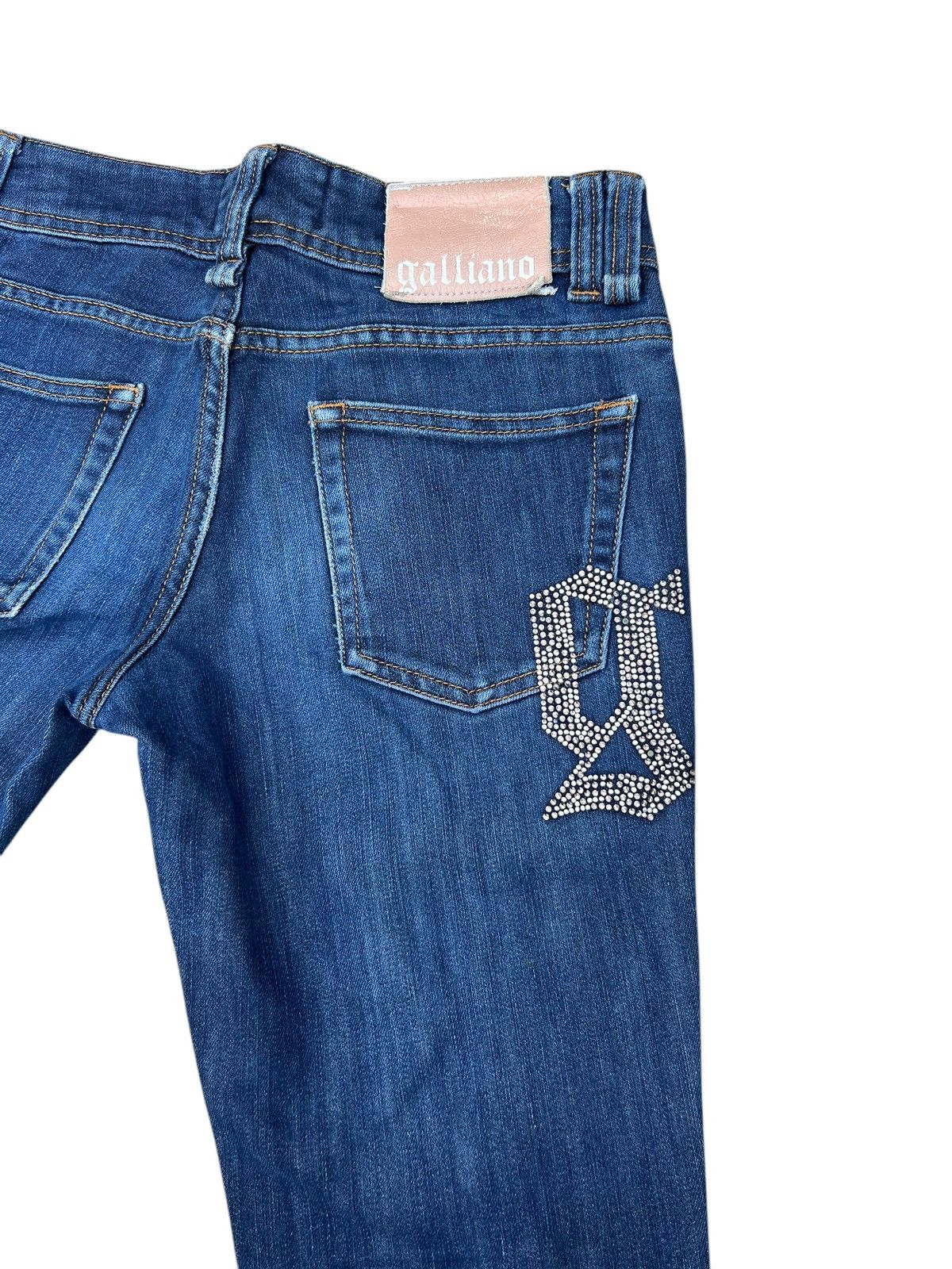 John Galliano Vintage John Galliano Stretch Denim Bootcut Jeans Size US 28 / EU 44 - 18 Thumbnail