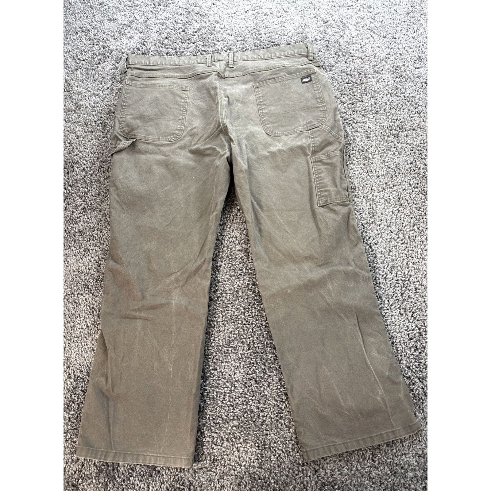 Dickies Dickies Carpenter Pants Mens 44x30 Brown Canvas Work Baggy Utility Y2K Pants Straight 5-Pocket Denim? Size US 44 / EU 60 - 6 Thumbnail