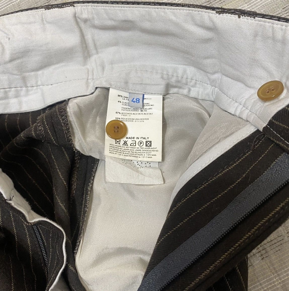 Vivienne Westwood Vivienne Westwood pin stripe brown suit Size 48R - 14 Thumbnail