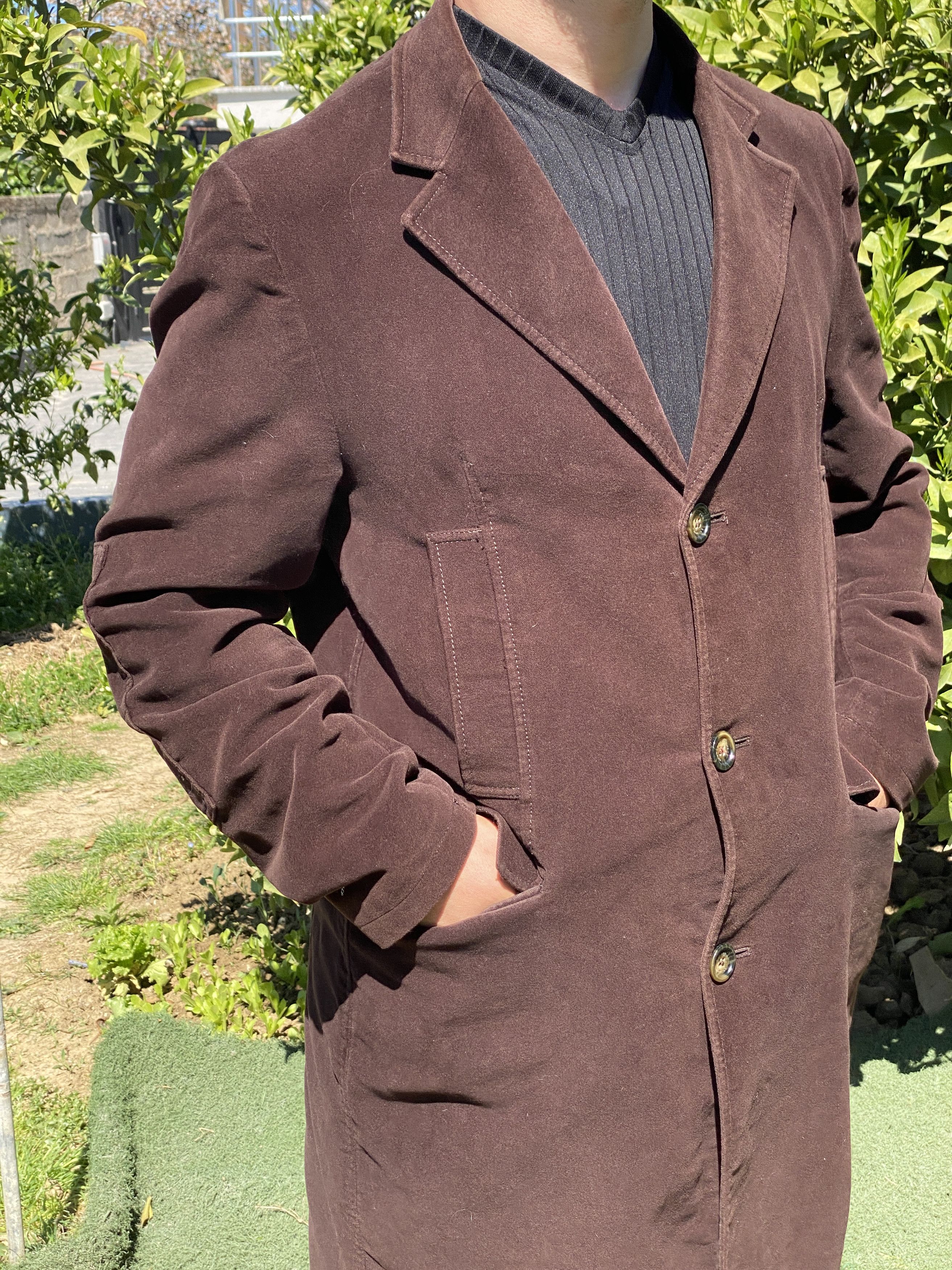 Burberry Burberry London Formal Trench Blazer Jacket Size L 52 Velvet Size US L / EU 52-54 / 3 - 6 Thumbnail