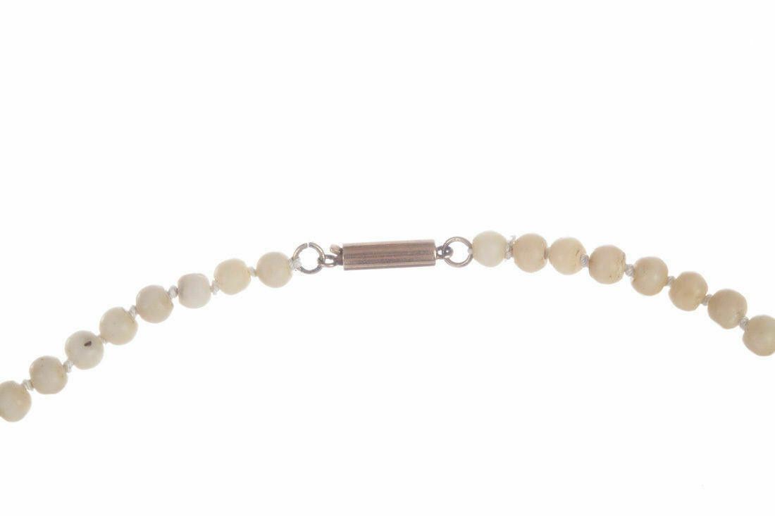 Designer 14 KT Gold Angel Skin Coral Graduated Bead Necklace Size ONE SIZE - 3 Thumbnail