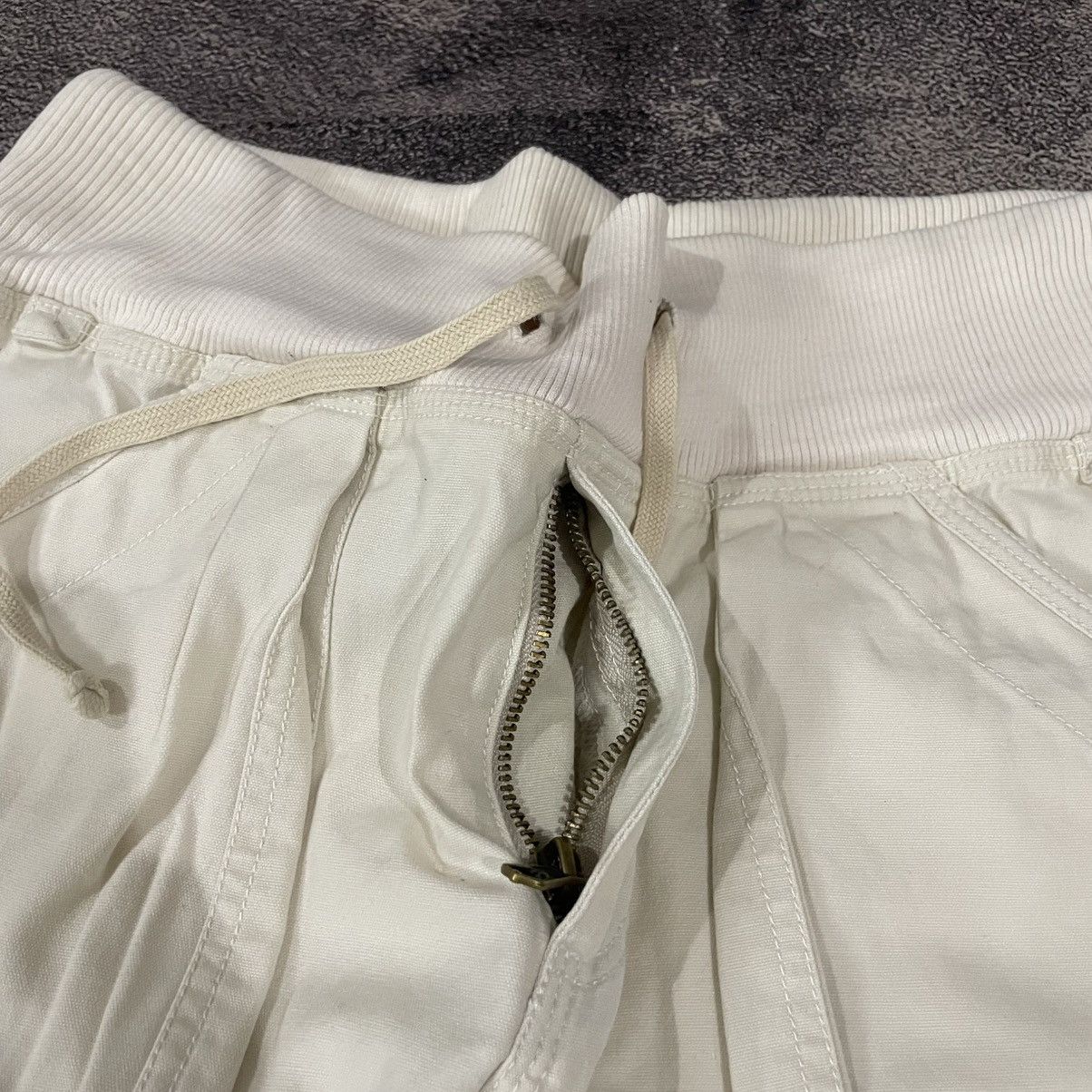 If Six Was Nine × Japanese Brand × Le Grande Bleu (L.G.B.) Vintage White Cargo Pants – Y2K GOA Style Size US 34 / EU 50 - 6 Thumbnail