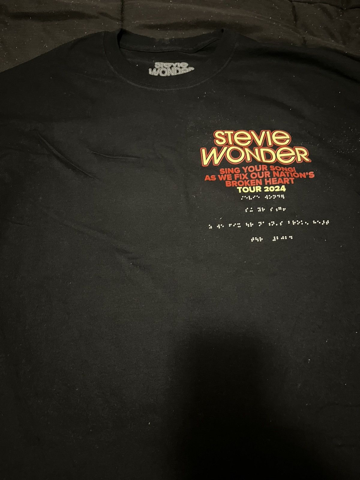 Band Tees Stevie Wonder 2024 Tour tee Size US XXL / EU 58 / 5 - 1 Thumbnail