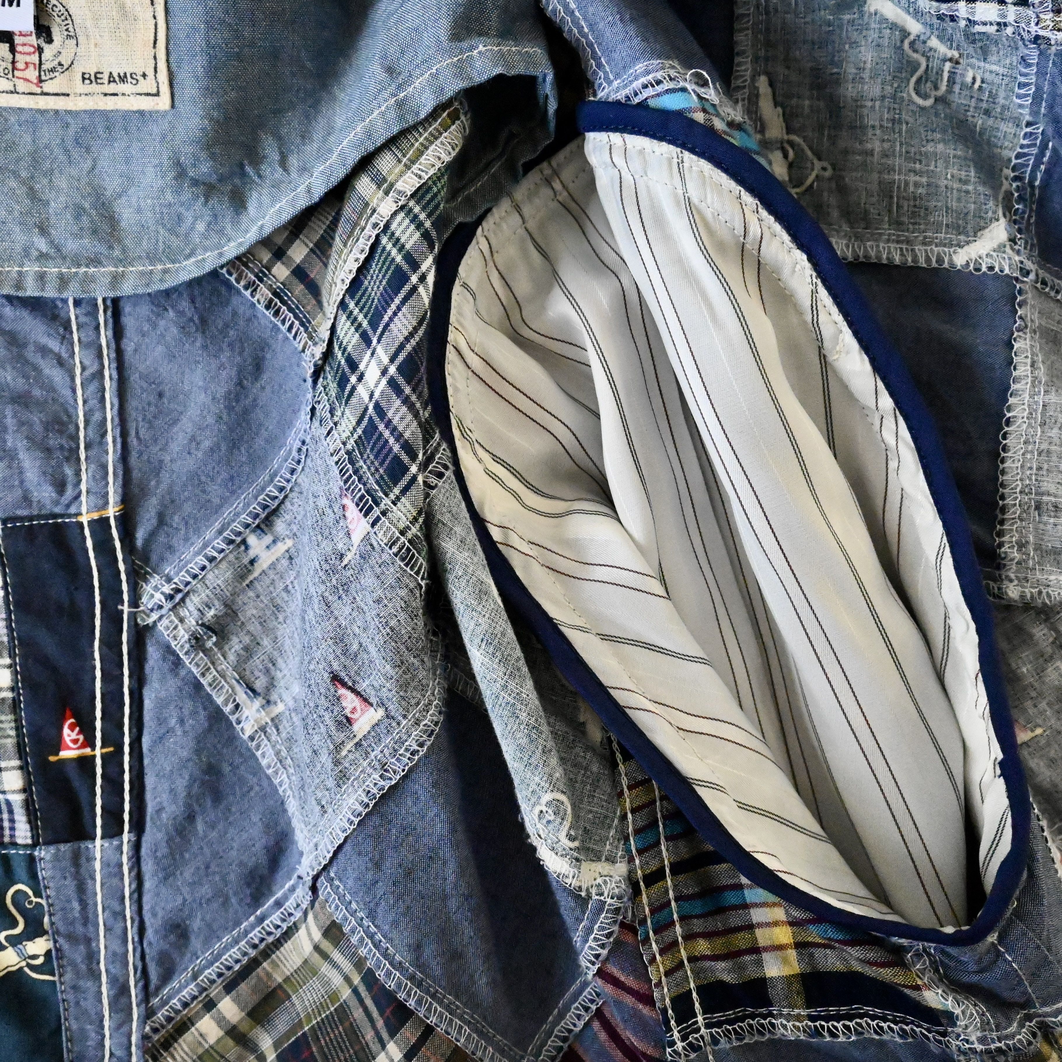 Beams Plus × Engineered Garments Engineered Garments x Beams Plus patchwork cotton blazer Size US M / EU 48-50 / 2 - 15 Thumbnail