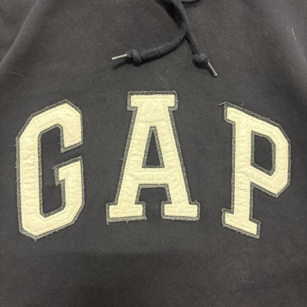 Gap Crazy Vintage Y2K/2000s Gap Streetwear Black Quality Hoodie! Size US L / EU 52-54 / 3 - 2 Thumbnail