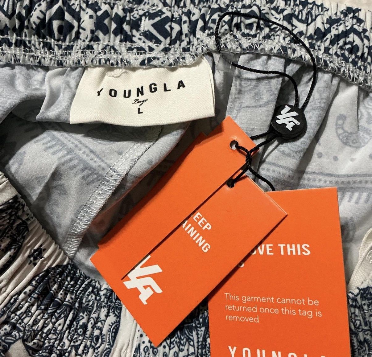 YoungLA 🐘 NWT YOUNGLA "MAHARAJA" ELEPHANT PRINT LOUNGE PANTS 🐘 Size US 34 / EU 50 - 3 Thumbnail