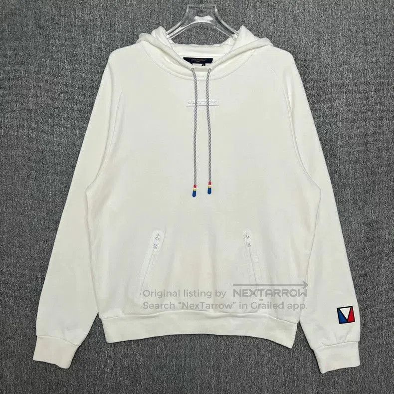 Louis Vuitton LV FW24 Hooded Drawstring Sweatshirt. Size US XL / EU 56 / 4 - 1 Thumbnail