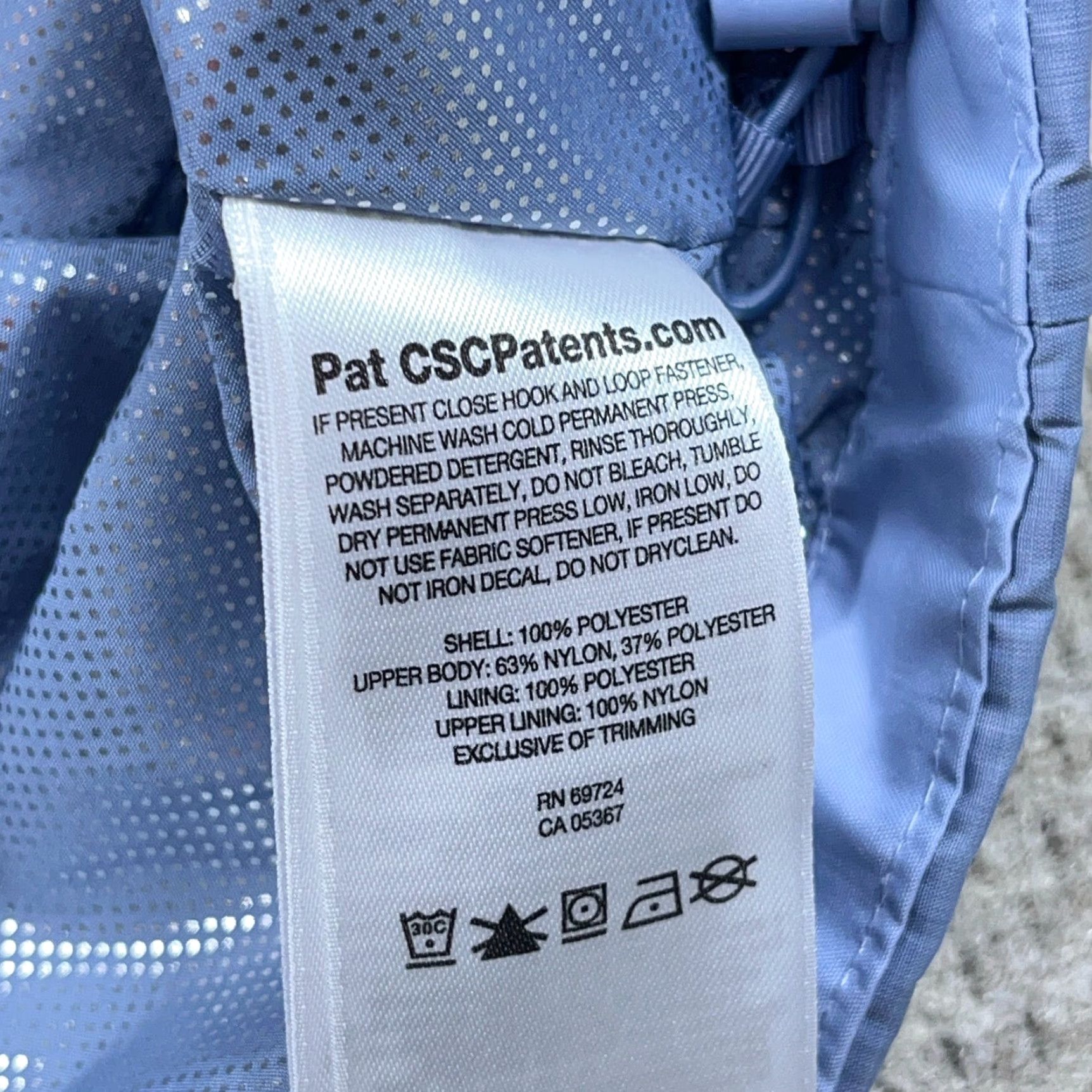 Vintage Columbia Jacket Women Medium Light Blue Omni Heat Windbreaker Rain Coat Size M / US 6-8 / IT 42-44 - 6 Thumbnail