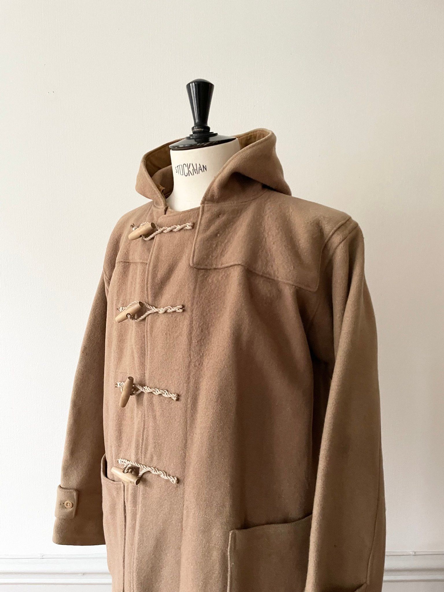 Vintage 1940's WWII British Royal Navy Duffel Coat - Large Size US L / EU 52-54 / 3 - 5 Thumbnail