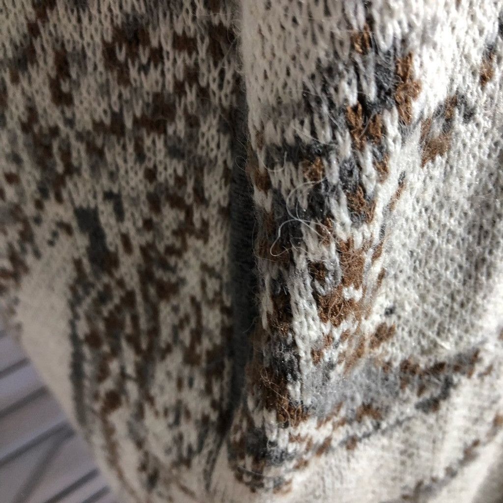 Vintage Vintage 90s full length cardigan Southwestern gray brown XL Size XL / US 12-14 / IT 48-50 - 10 Thumbnail