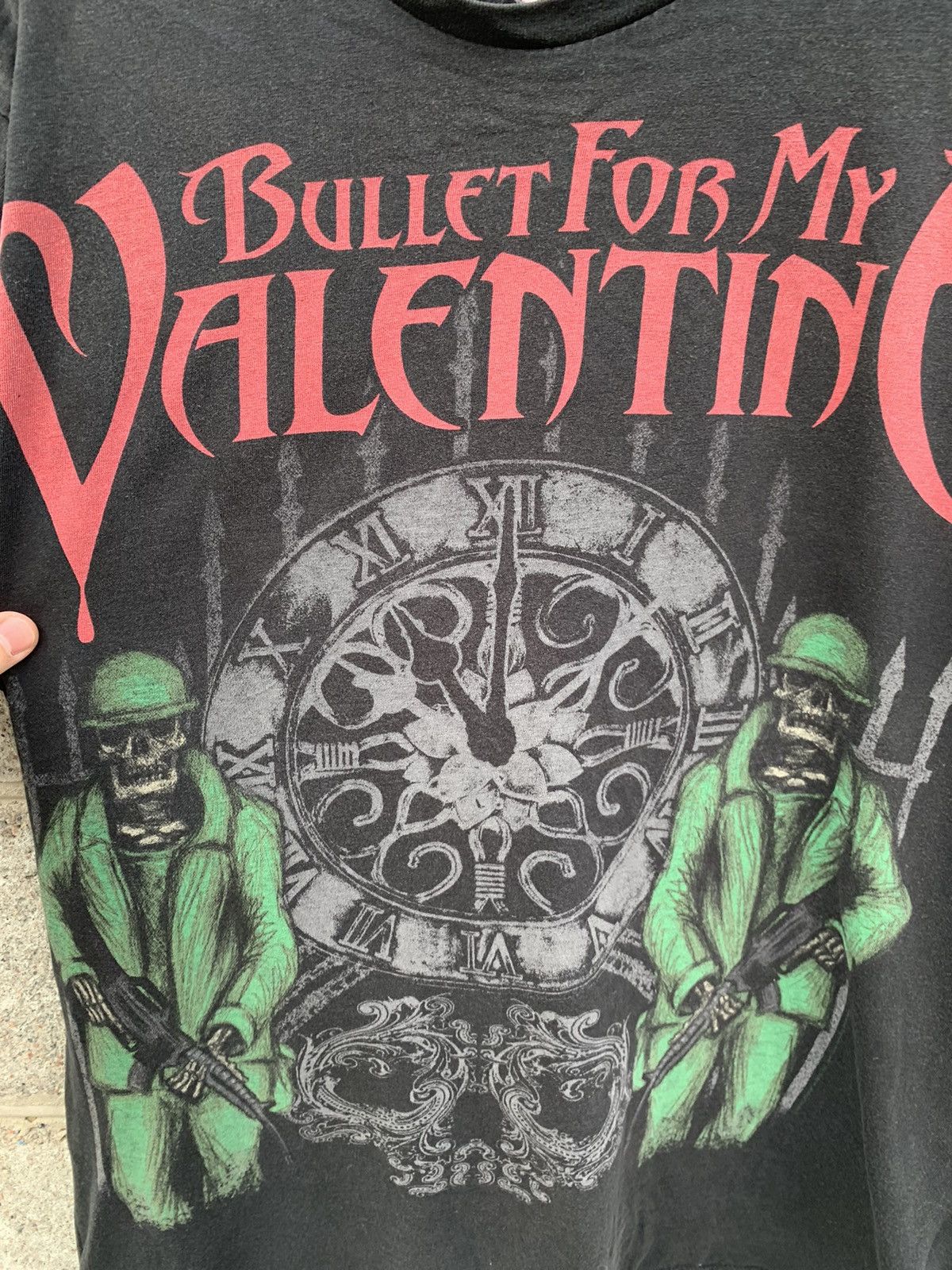 Band Tees × Vintage Vintage Bullet for my Valentine Black t shirt Y2K Size US L / EU 52-54 / 3 - 4 Thumbnail