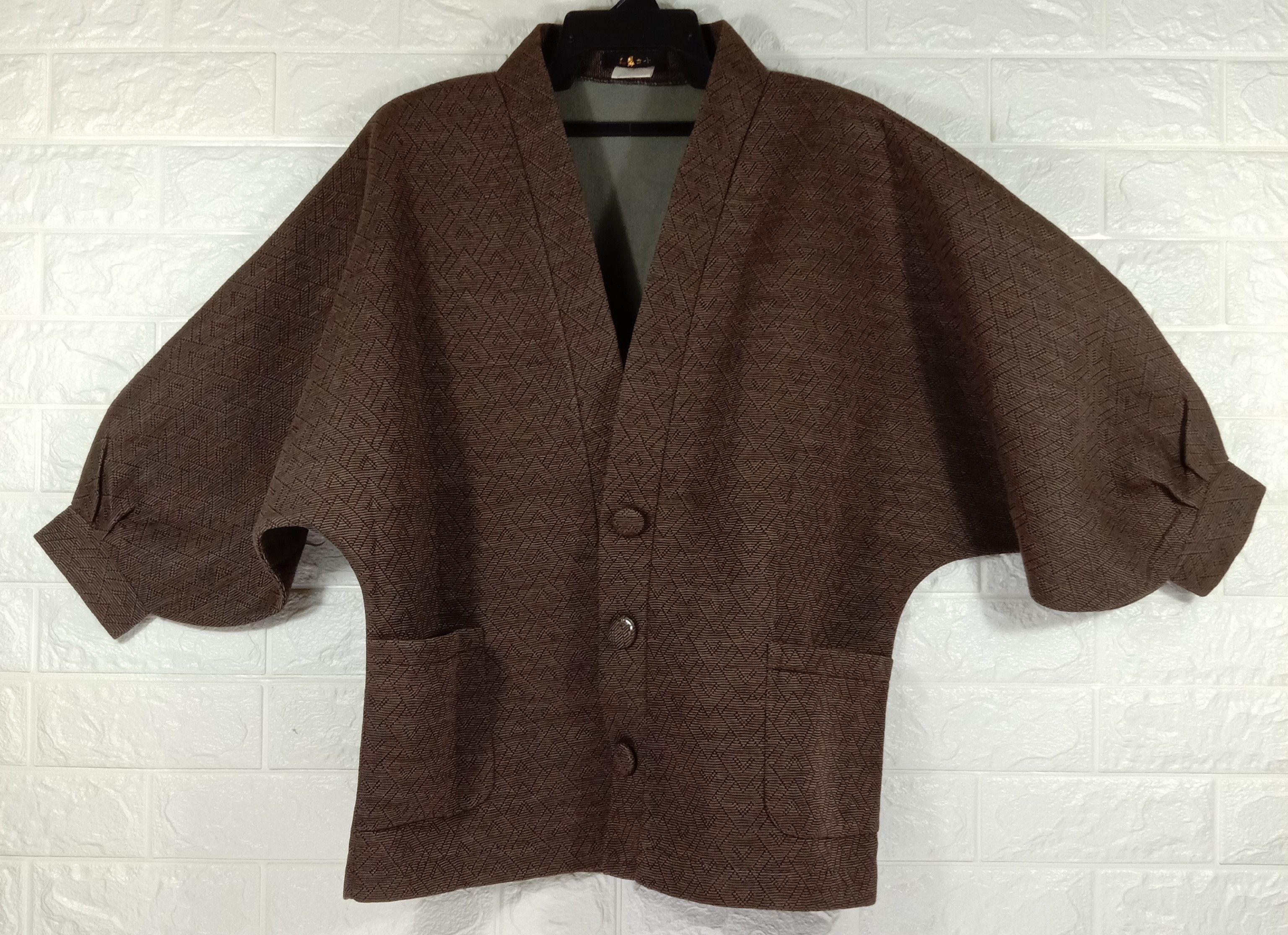 Japanese Brand Vintage Kimono Noragi Haori Hanten Cardigan Size US XL / EU 56 / 4 - 1 Thumbnail