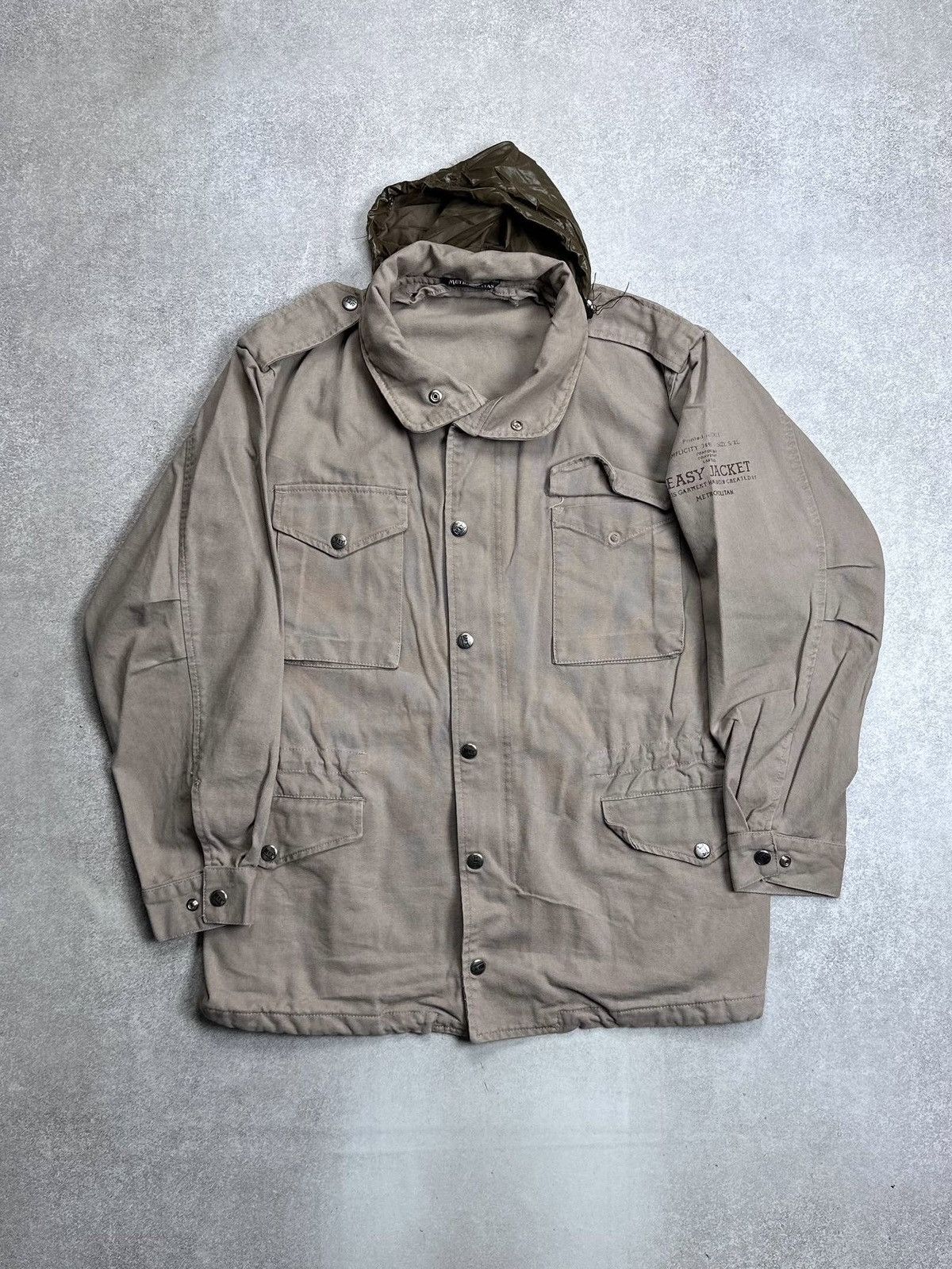 Vintage Vintage Metropolitan M-61 Army Style Nylon Hood Jacket M Size US M / EU 48-50 / 2 - 1 Thumbnail