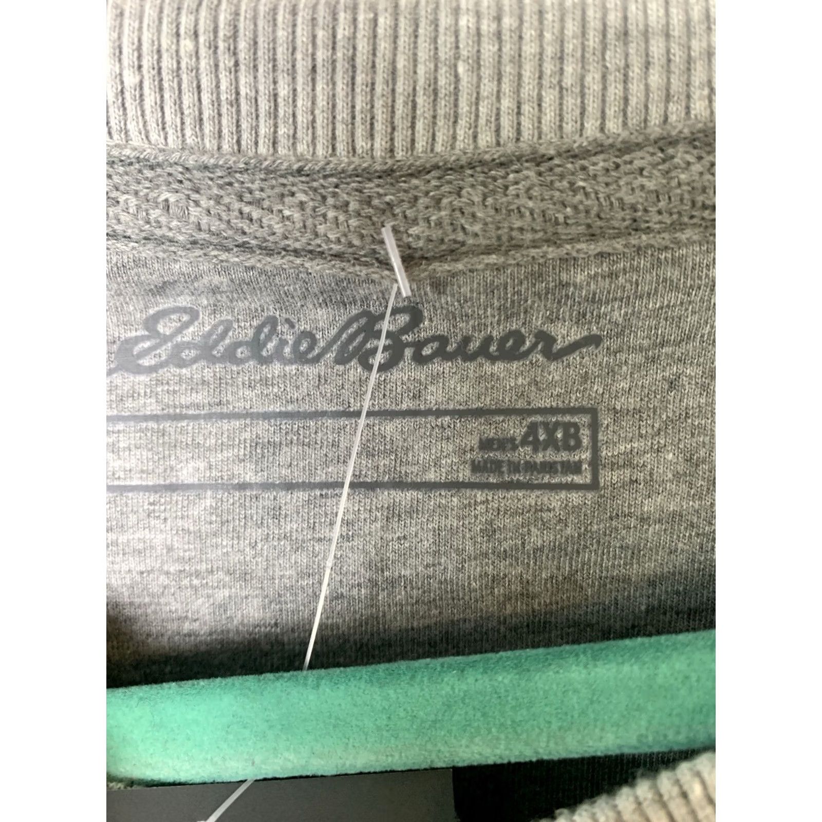 Eddie Bauer Eddie Bauer Shirt Mens 4XB Gray Waffle Knit Henley Thermal Long Sleeve NWT Big & Tall Size US XXL / EU 58 / 5 - 3 Thumbnail