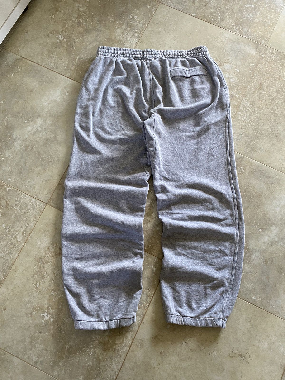 Nike Vintage Nike Baggy Grey Swosh Logo Sweatpants Streetwear Y2k Size US 34 / EU 50 - 10 Thumbnail
