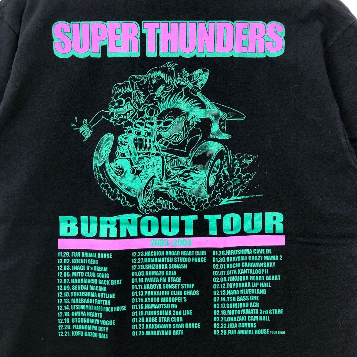 Fox Racing Y2K Super Thunders Burnout Tour Japan T-Shirt Size US L / EU 52-54 / 3 - 2 Thumbnail