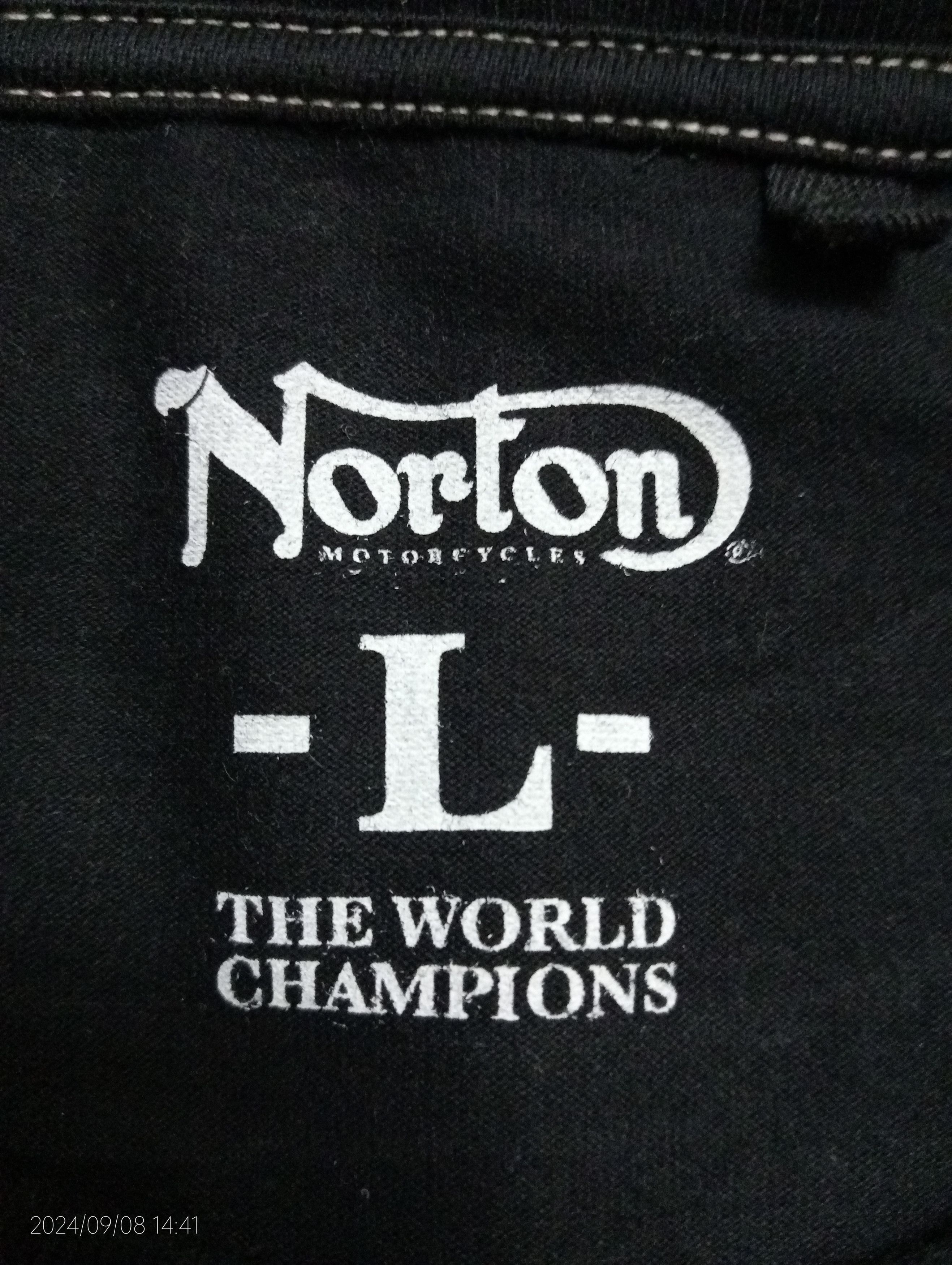Norton Norton Motorcycles Long Sleeve Tshirt Size US L / EU 52-54 / 3 - 2 Thumbnail