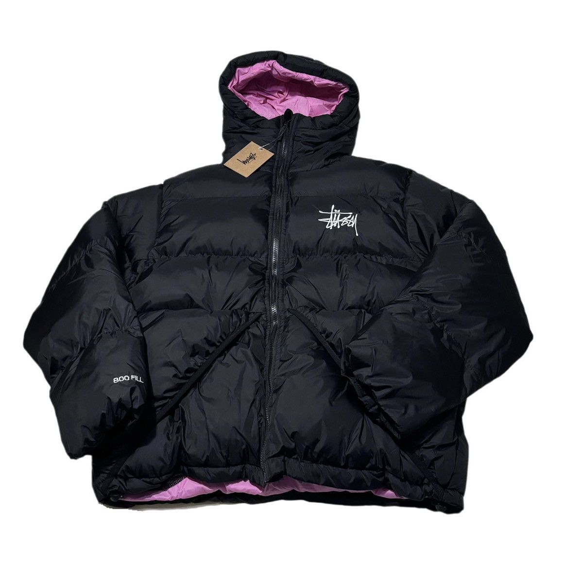 Stussy Black Stussy Puffer Size US L / EU 52-54 / 3 - 1 Thumbnail