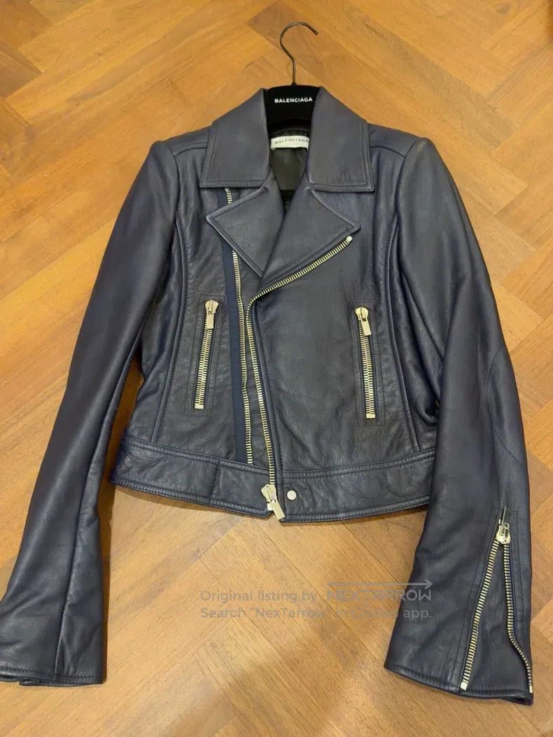 Balenciaga Balenciaga Classic leather jacket Size XS / US 0-2 / IT 36-38 - 1 Thumbnail