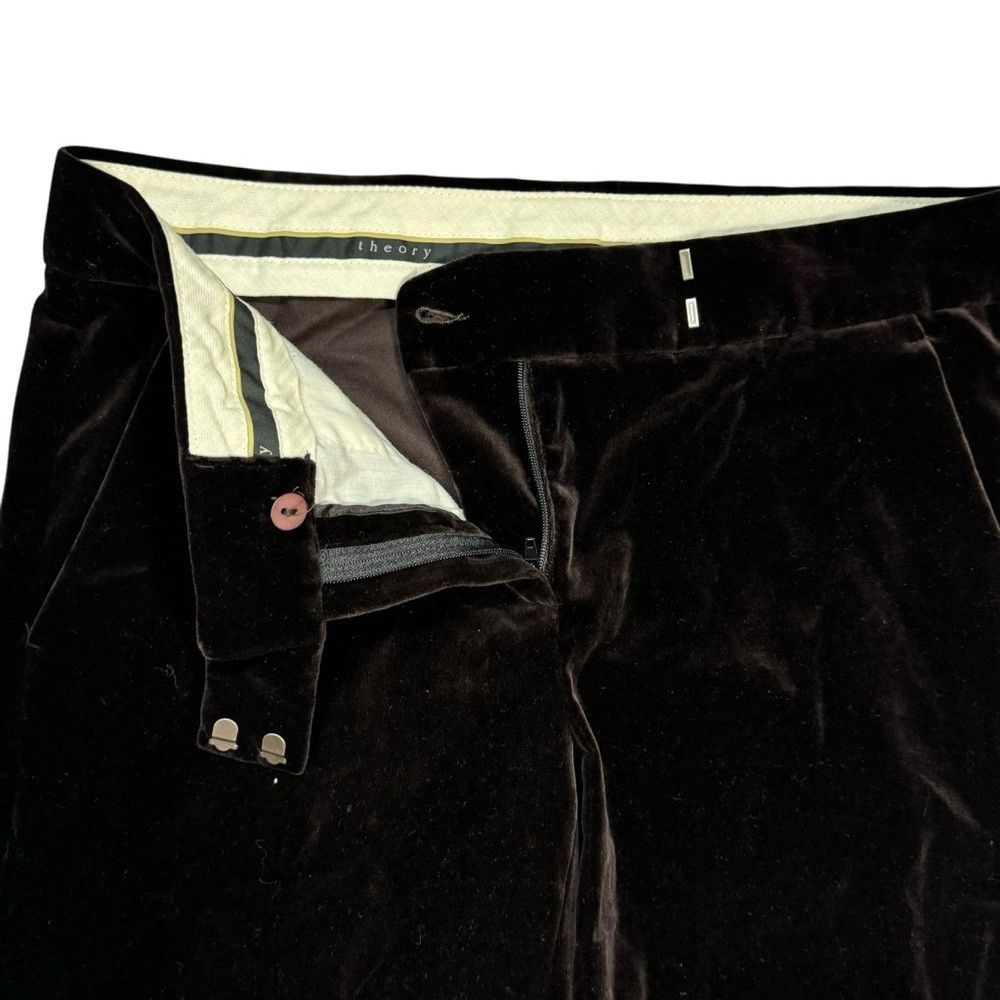 Theory Theory Tara Chocolate Flared Pants Size 8 Size 30" / US 8 / IT 44 - 4 Thumbnail