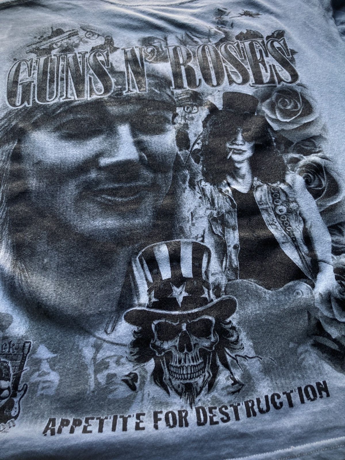 Band Tees × Guns N' Roses × Vintage Vintage 90s Guns & Roses Mexican Bootleg Big Print Size US L / EU 52-54 / 3 - 10 Thumbnail