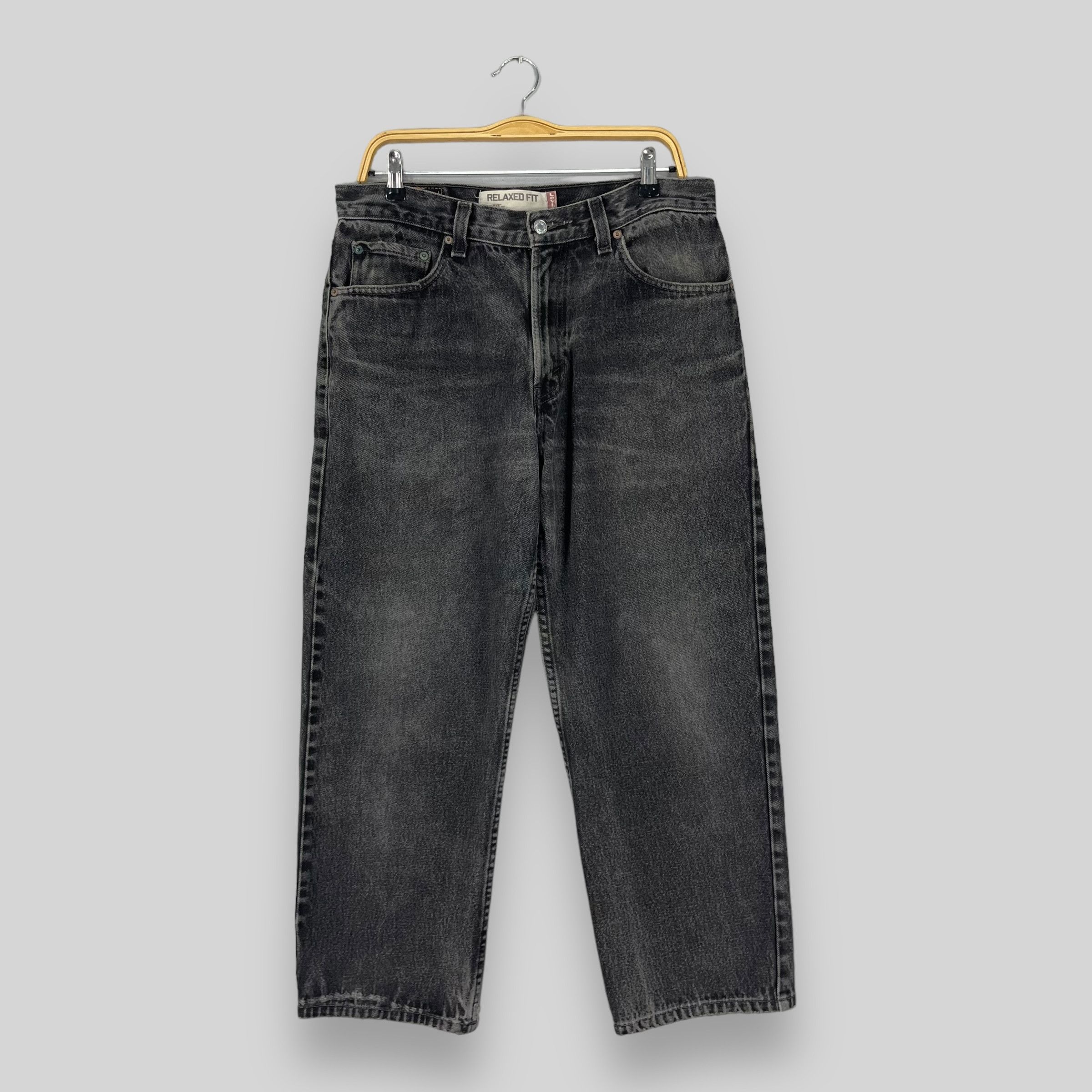 Jean × Levi's Size 32 Vintage Levis 550 Distressed Reinforced Jeans Size US 32 / EU 48 - 1 Thumbnail