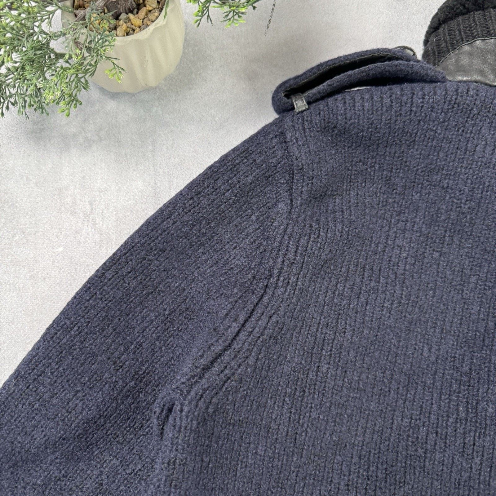 Burberry Burberry Men Wool Jacket Blue Size M Size US M / EU 48-50 / 2 - 14 Thumbnail
