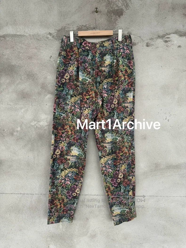 Yohji Yamamoto YOHJI YAMAMOTO size M Floral trousers Size US 27 - 1 Thumbnail
