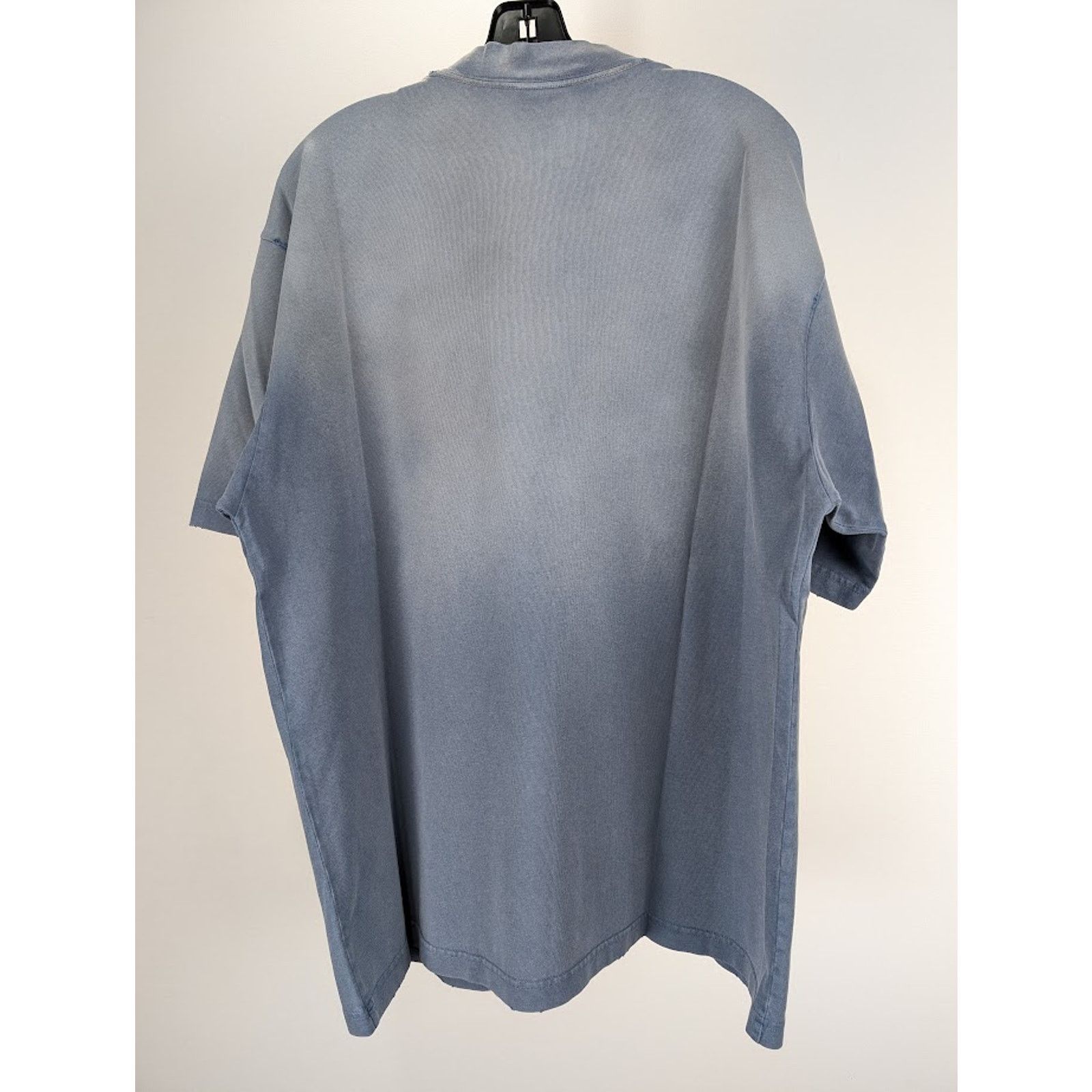 Balenciaga o1rshd1 Short Sleeve T-Shirt in Blue Size US M / EU 48-50 / 2 - 12 Thumbnail