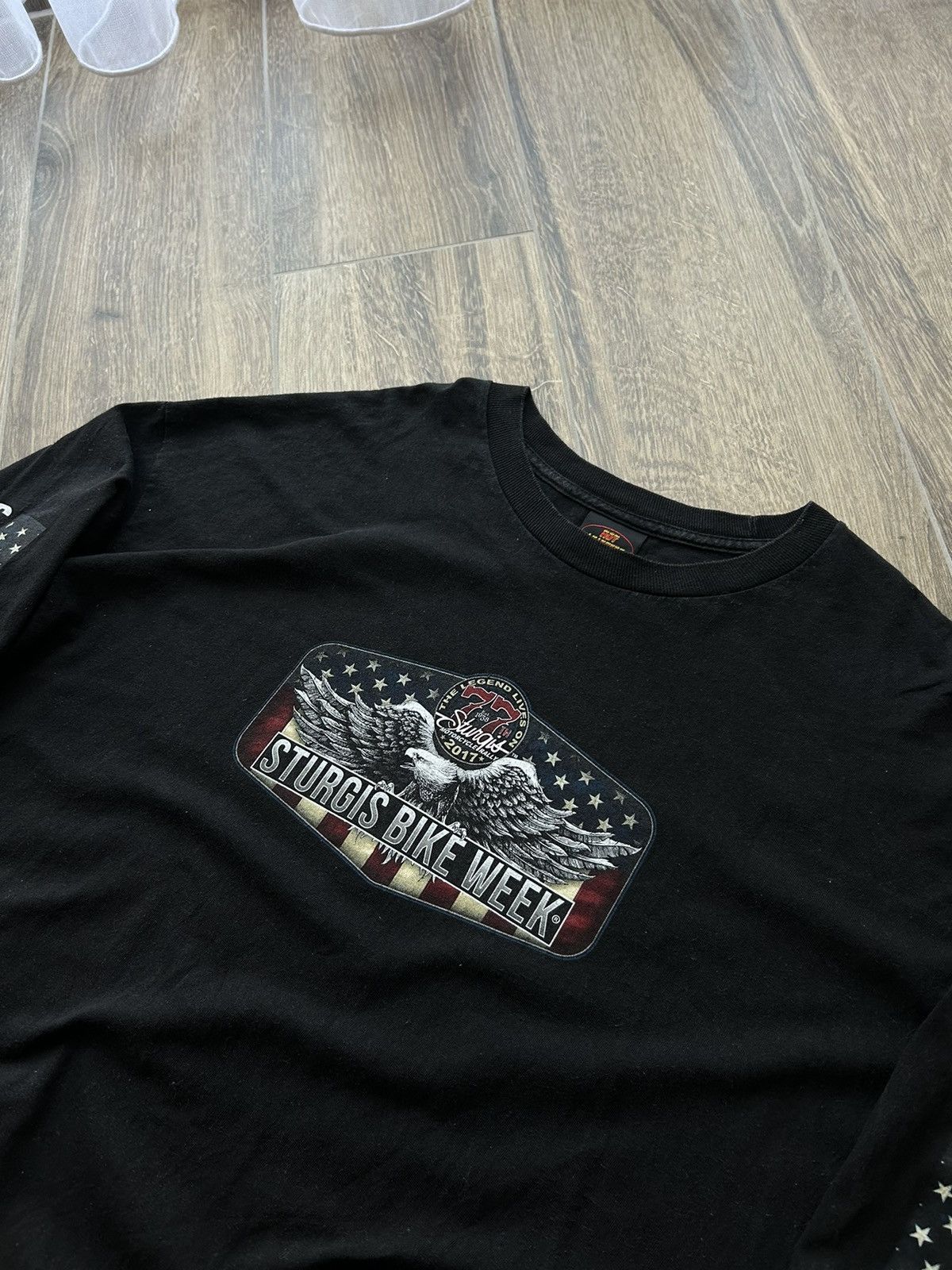 Vintage Vintage Sturgis Biker week y2k usa 🇺🇸 long-sleeves mens Size US XL / EU 56 / 4 - 3 Thumbnail