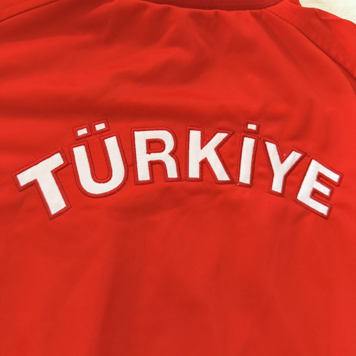 Nike Nike Türkiye Embroidered Track Jacket Red XXL Y2K Size US XXL / EU 58 / 5 - 16 Thumbnail