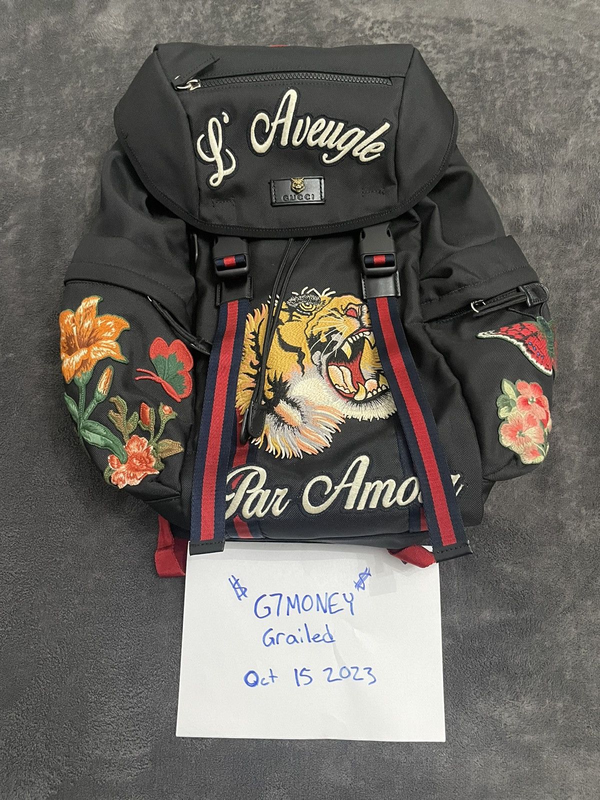 Gucci Gucci floral tiger backpack Size ONE SIZE - 1 Thumbnail
