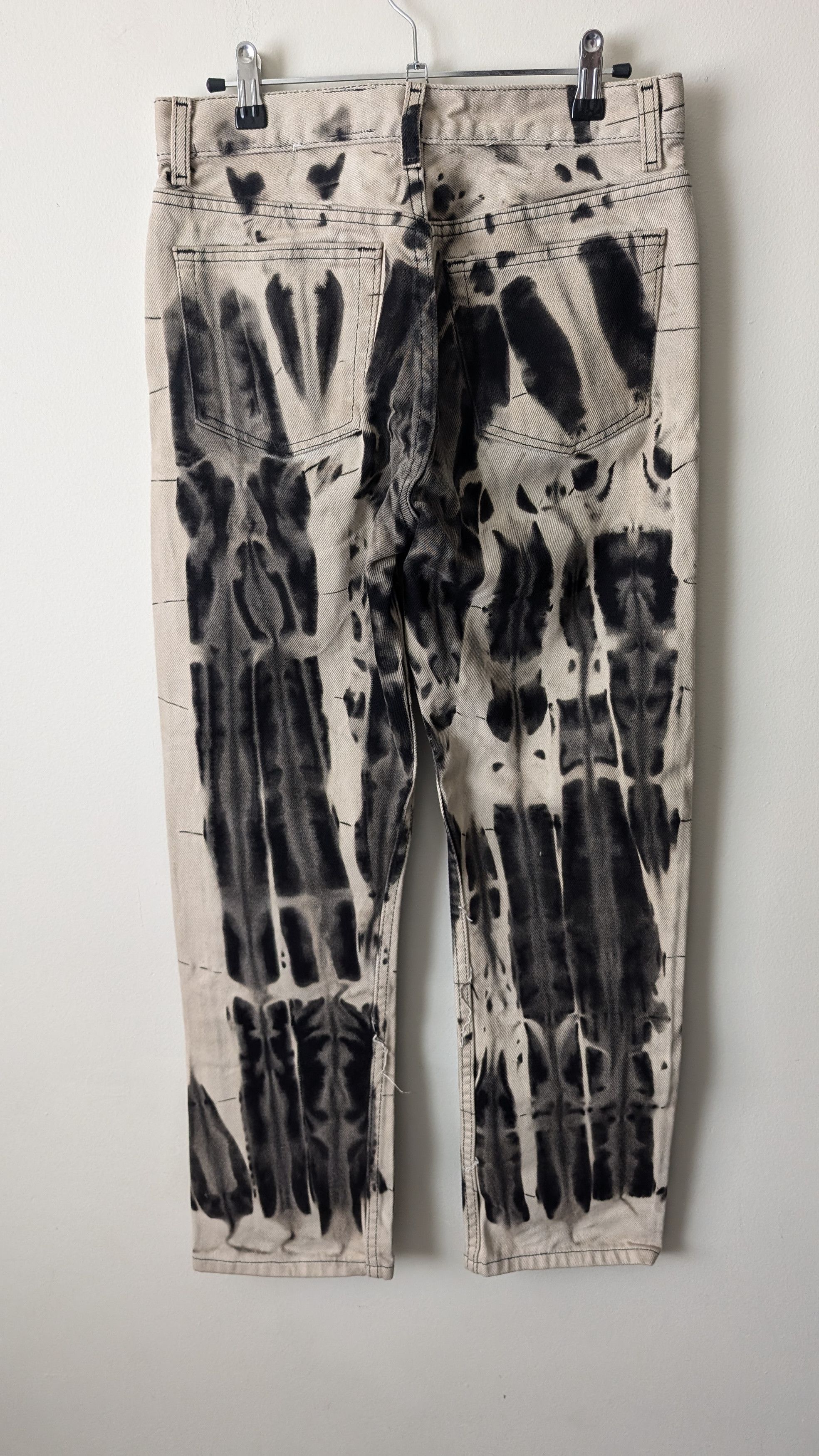 Tornado Mart No Brand Custom Dyed Bleached Denim Jeans Size US 29 - 3 Thumbnail