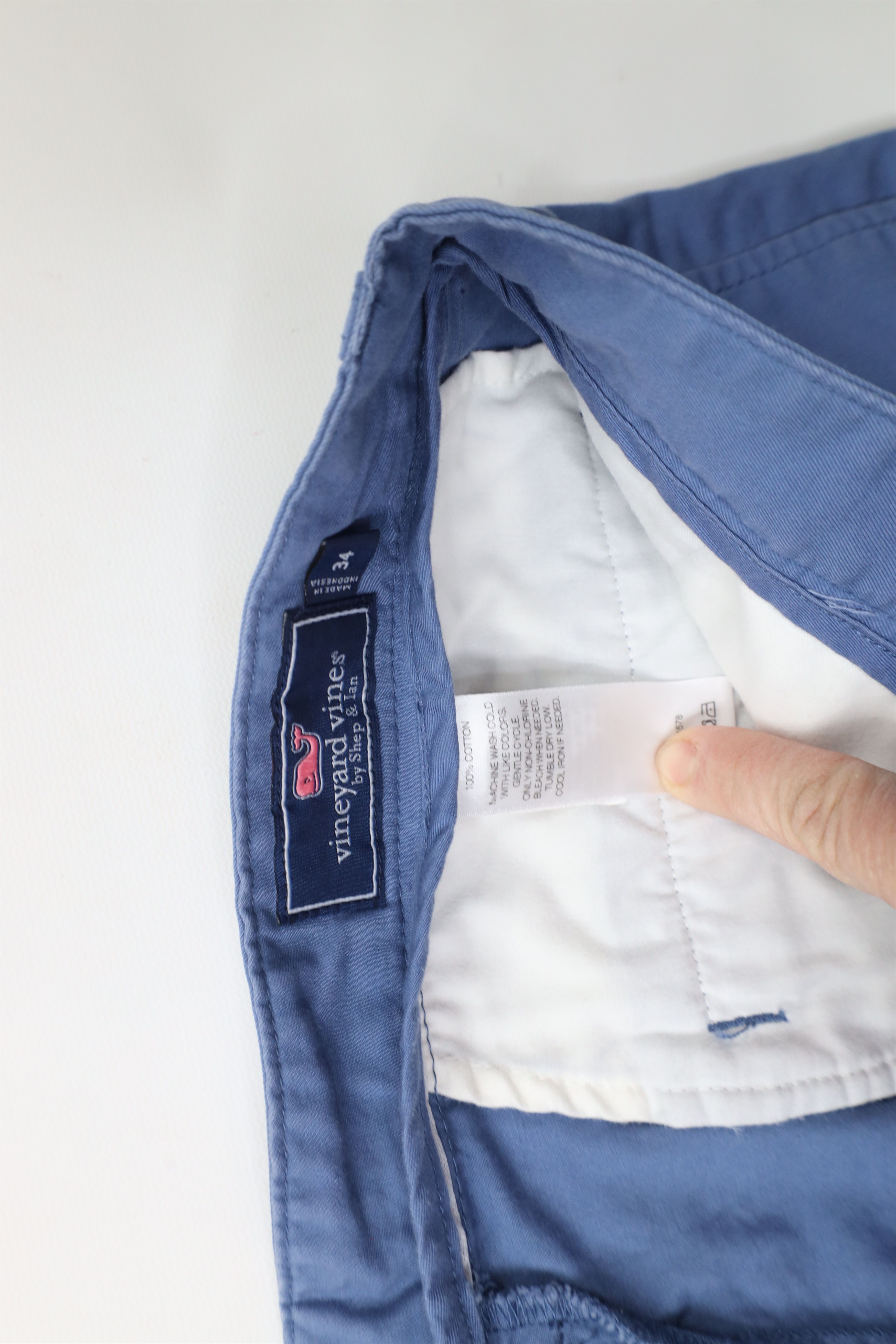 Vineyard Vines × Vintage Vineyard Vines Above Knee Club Chino Golf Shorts Blue Cotton Size US 34 / EU 50 - 8 Thumbnail