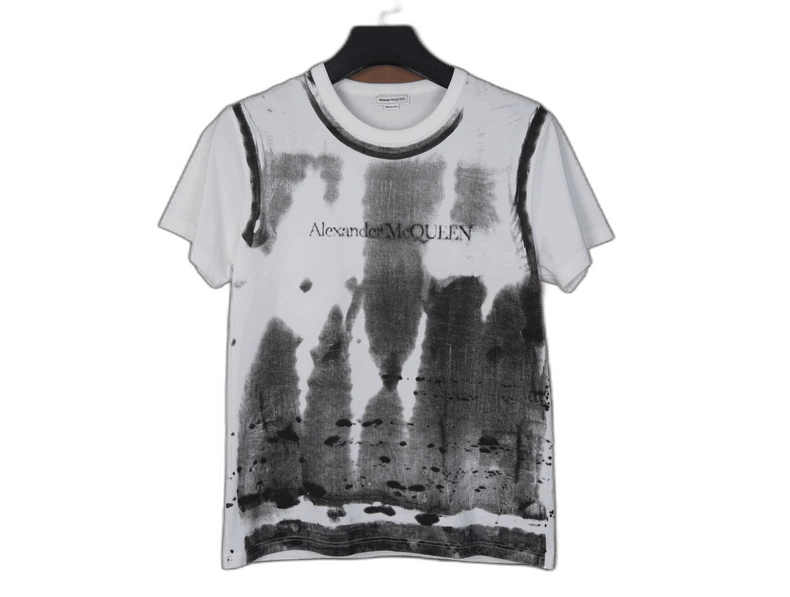 Alexander McQueen alexander mcqueen ink print short sleeve t-shirt Size US M / EU 48-50 / 2 - 1 Thumbnail