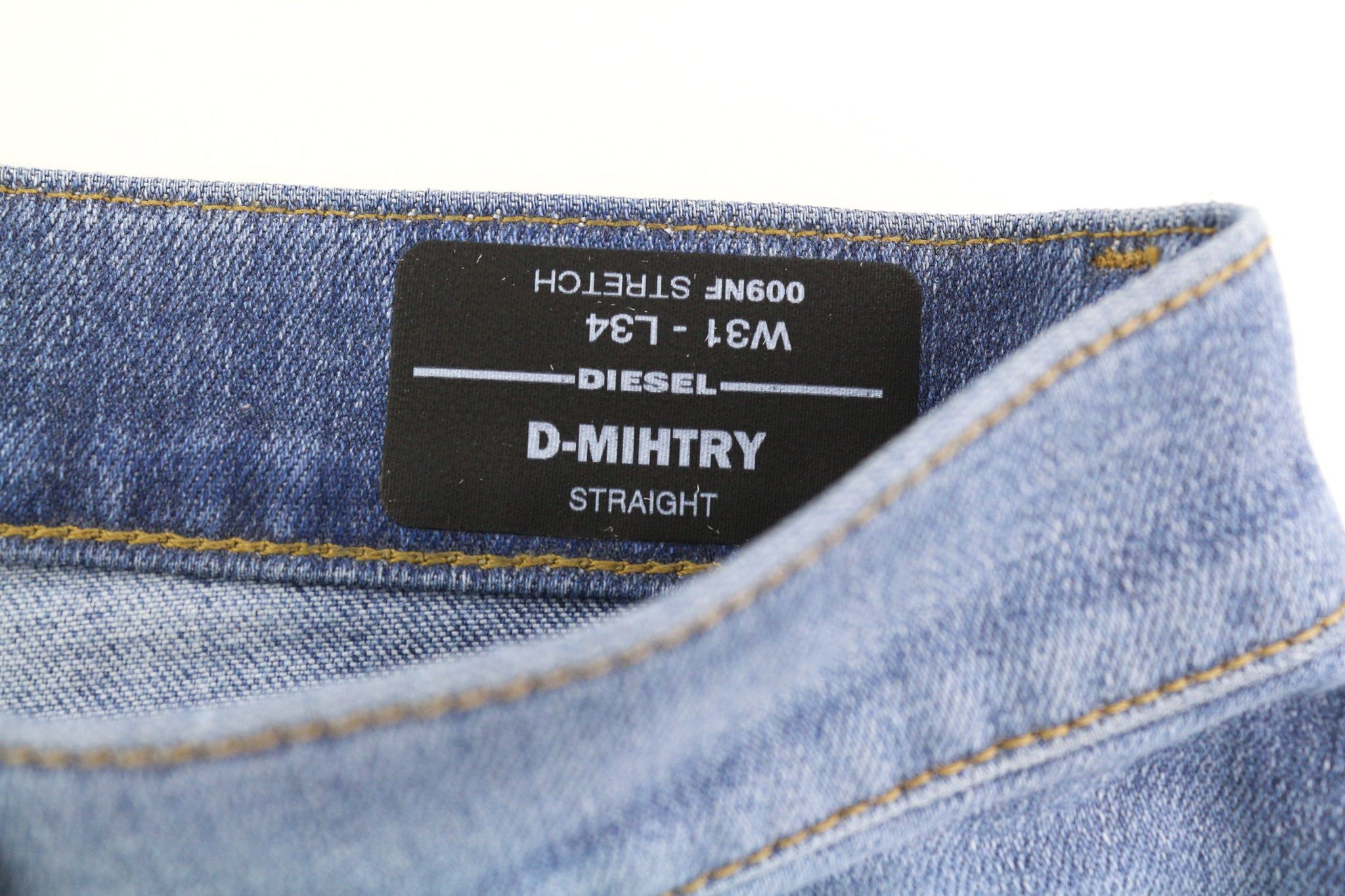 Diesel D-MIHTRY 009NF W31/L34 Straight Stretch Jeans 40183 Size US 31 - 6 Thumbnail