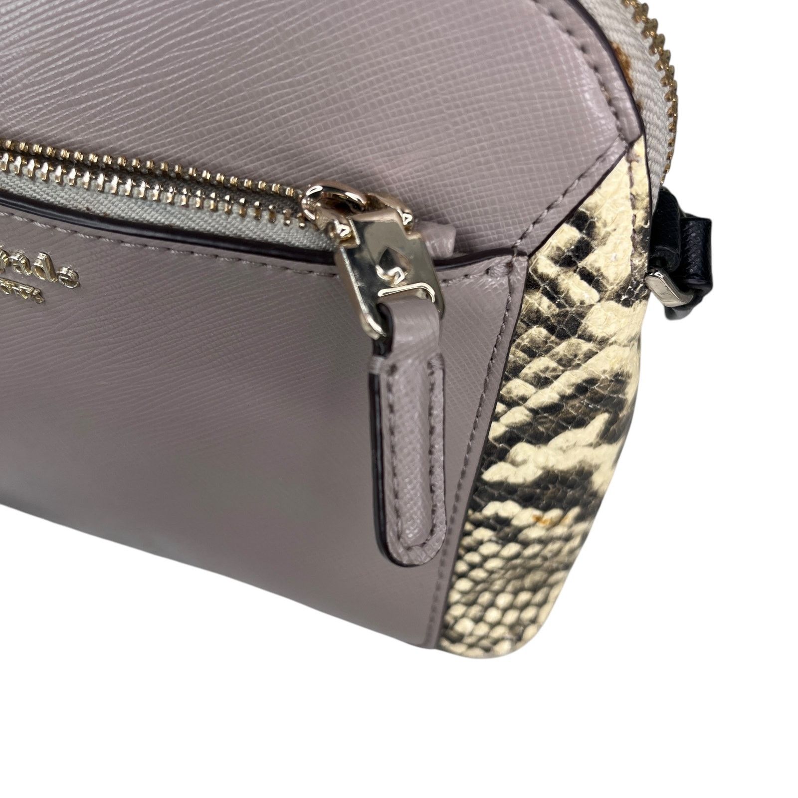 Kate Spade Kate Spade NY Louise Python Embossed Taupe Crossbody Purse Size ONE SIZE - 16 Thumbnail