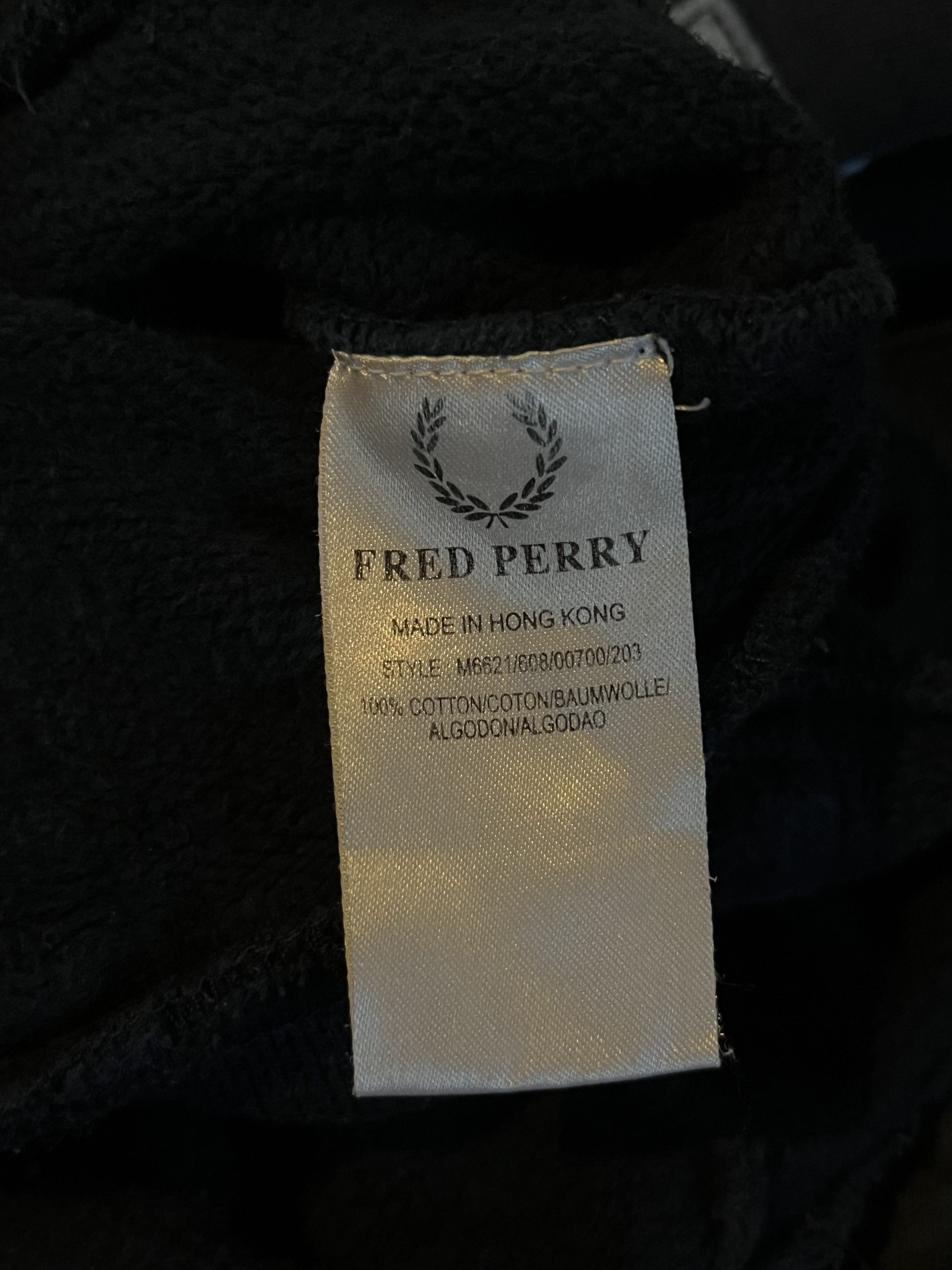 Fred Perry × Vintage Vintage y2k Fred Perry Casual Hoodie Heavy Cotton Size US L / EU 52-54 / 3 - 6 Thumbnail