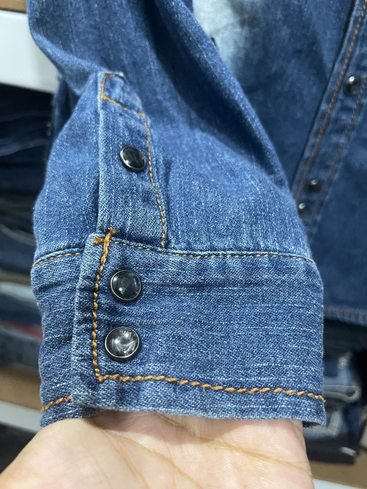 If Six Was Nine × In The Attic × Japanese Brand In The Attic Denim Long Sleeve Distressed Jacket Size M Size M / US 6-8 / IT 42-44 - 10 Thumbnail