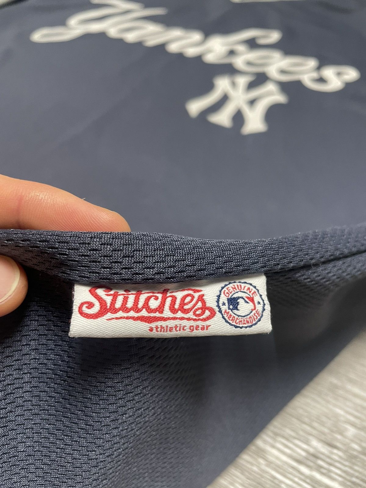 New York Yankees Stitches New York Yankees Embroidered Patch Jersey Shirt 90s Size US XL / EU 56 / 4 - 6 Thumbnail