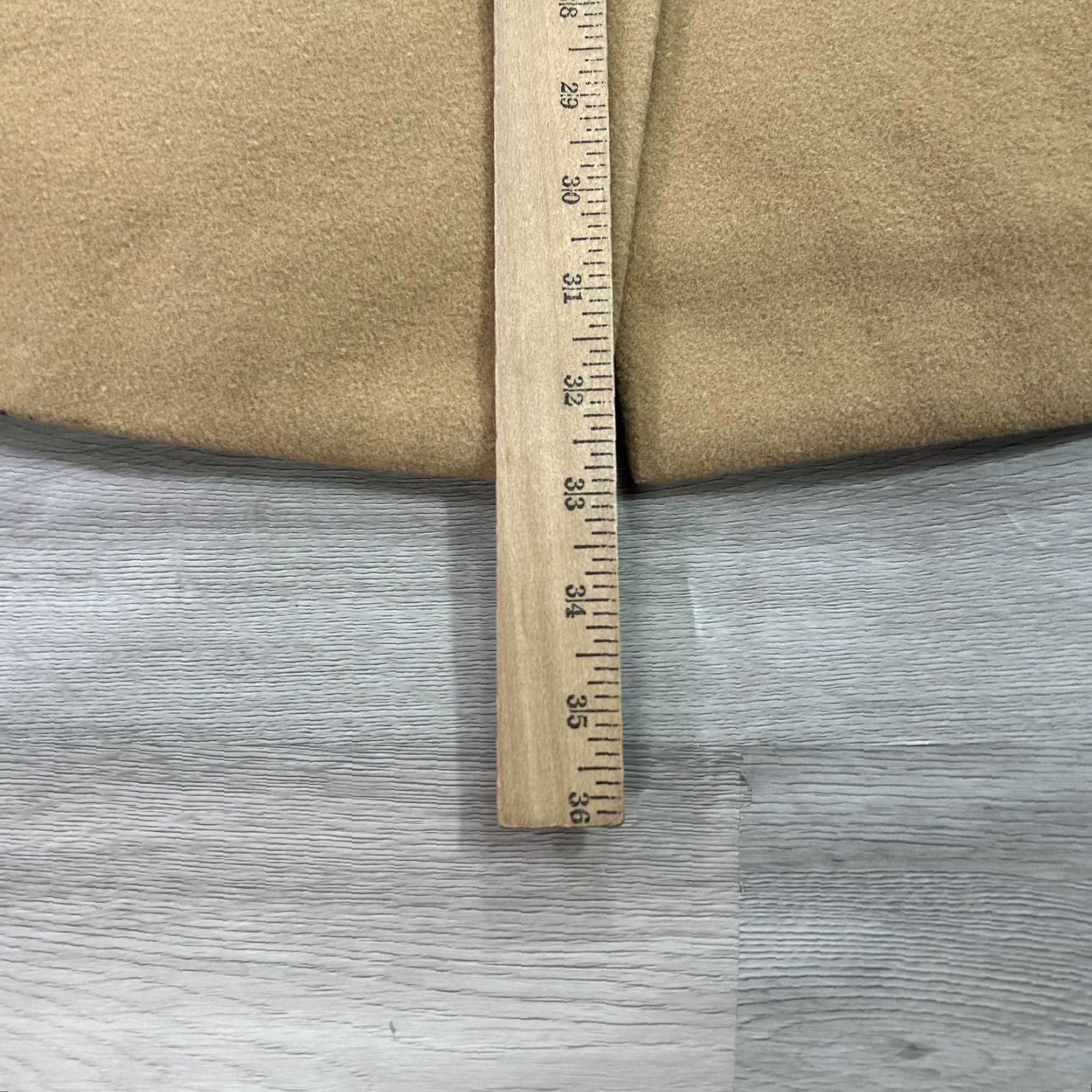 Camel Kristen Blake Coat Womens 16 Beige Wool Single-Breasted Lined Camel Jacket Coat Size XXL / US 16-18 / IT 52-54 - 7 Thumbnail