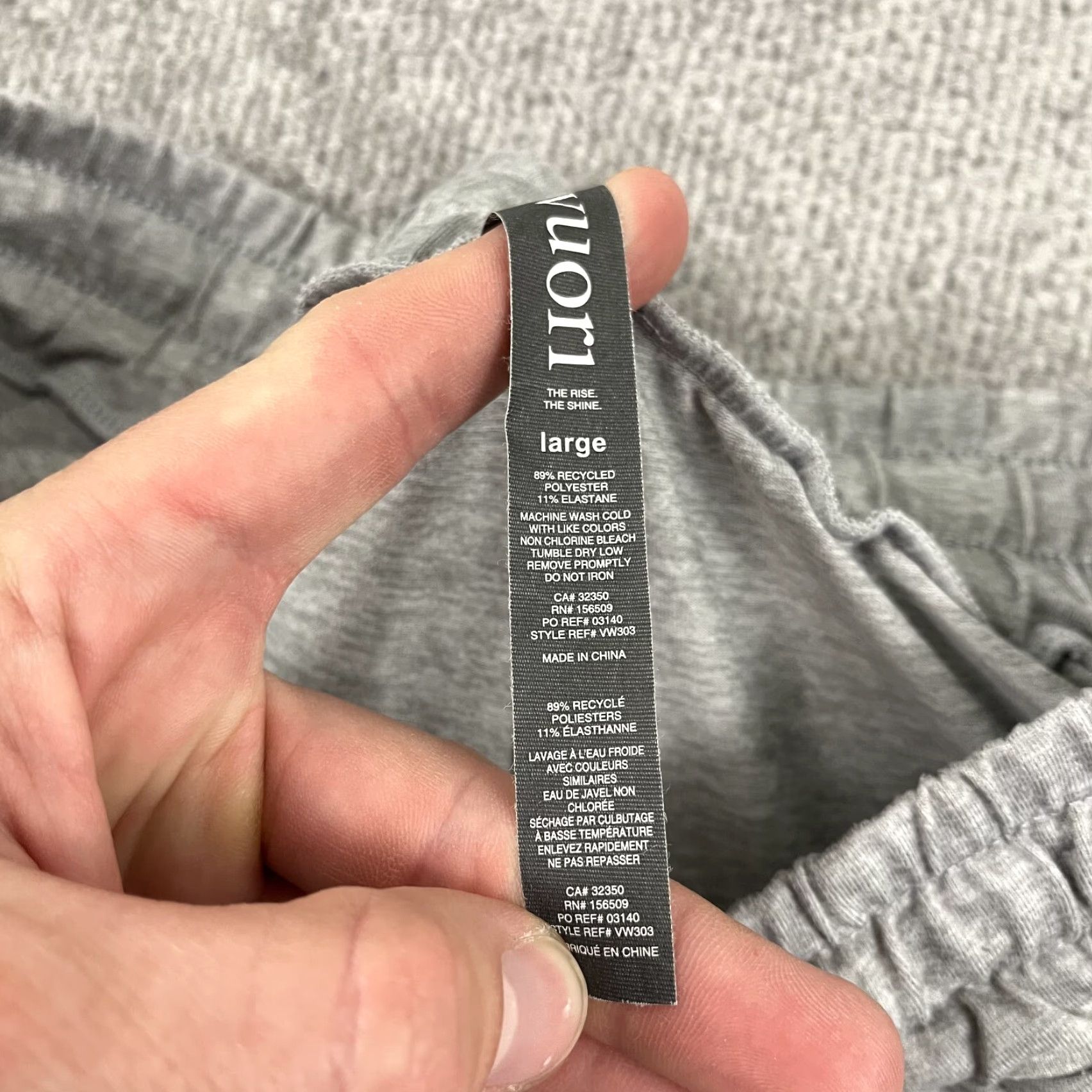 Vuori Vuori Jogger Pants Womens L Gray Camo Performance VW303 Size 36" / US 14 / IT 50 - 3 Thumbnail