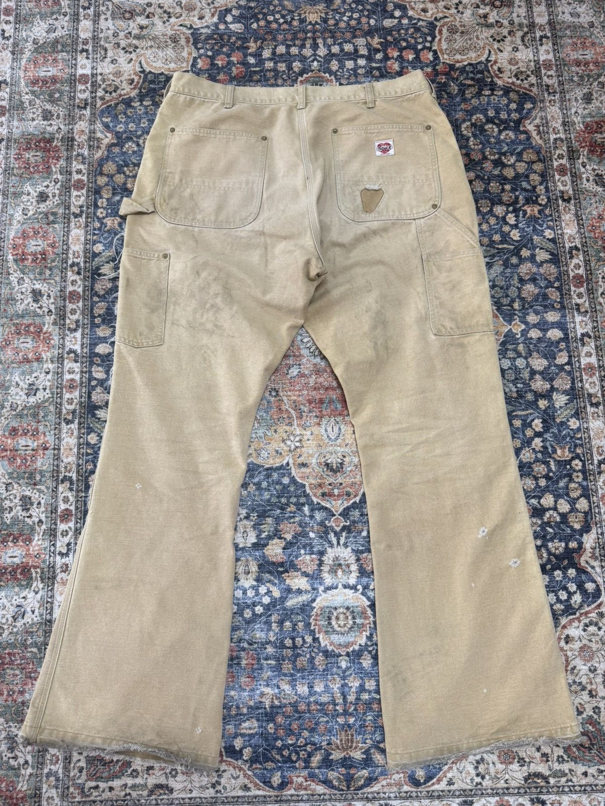 Saint Michael Saint Mxxxxxx double knee flare pants Size US 36 / EU 52 - 6 Thumbnail